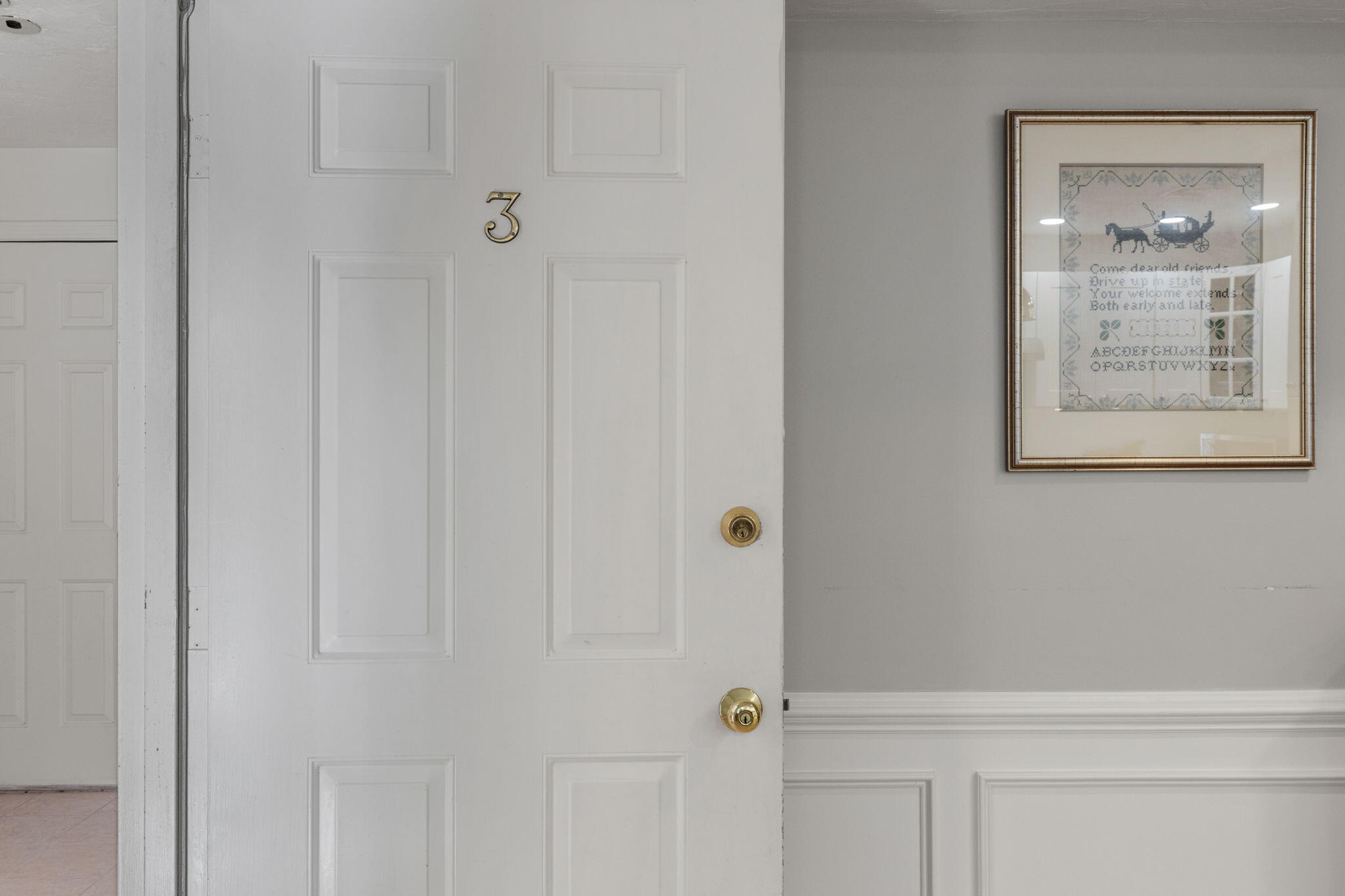 925 Main Street, Unit 3 Cotuit, MA 02635 - Photo 5 of 55 a view of a hallway