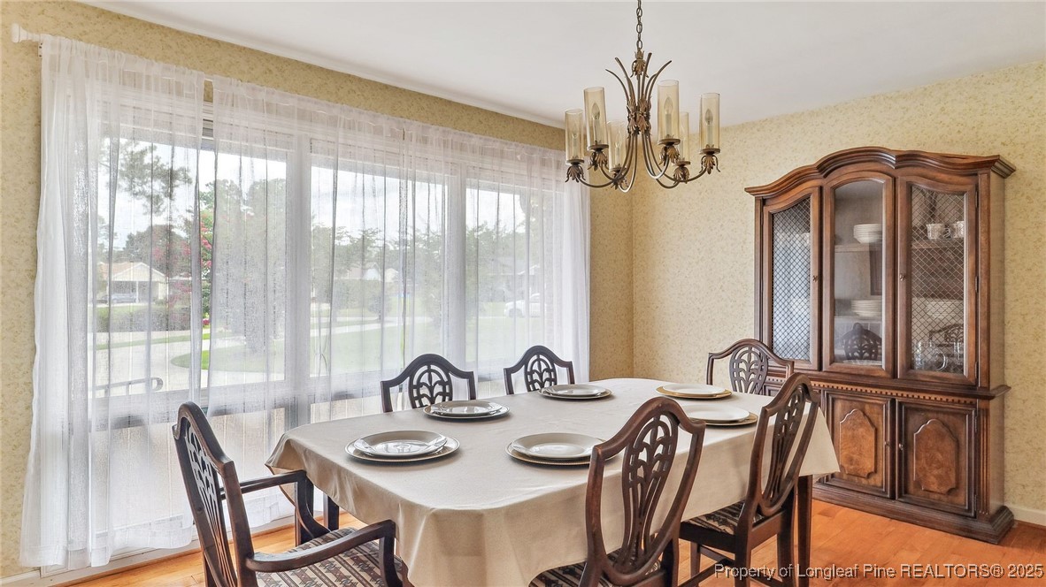 1855 Riverside Boulevard Lumberton, NC 28358 - Photo 17 of 50 a view of a dining room with furniture window and outside view