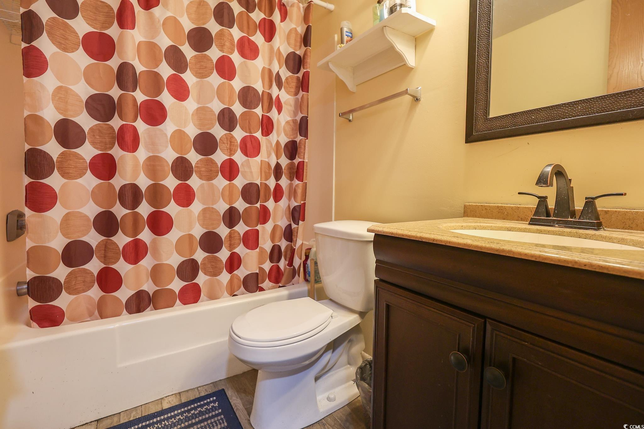 1301 Pridgen Road, Unit 1101 Myrtle Beach, SC 29577 - Photo 15 of 21 Full bath with shower / bath combo, vanity, and to