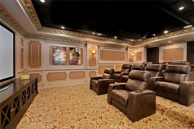 a bed room with a bed and a chandelier