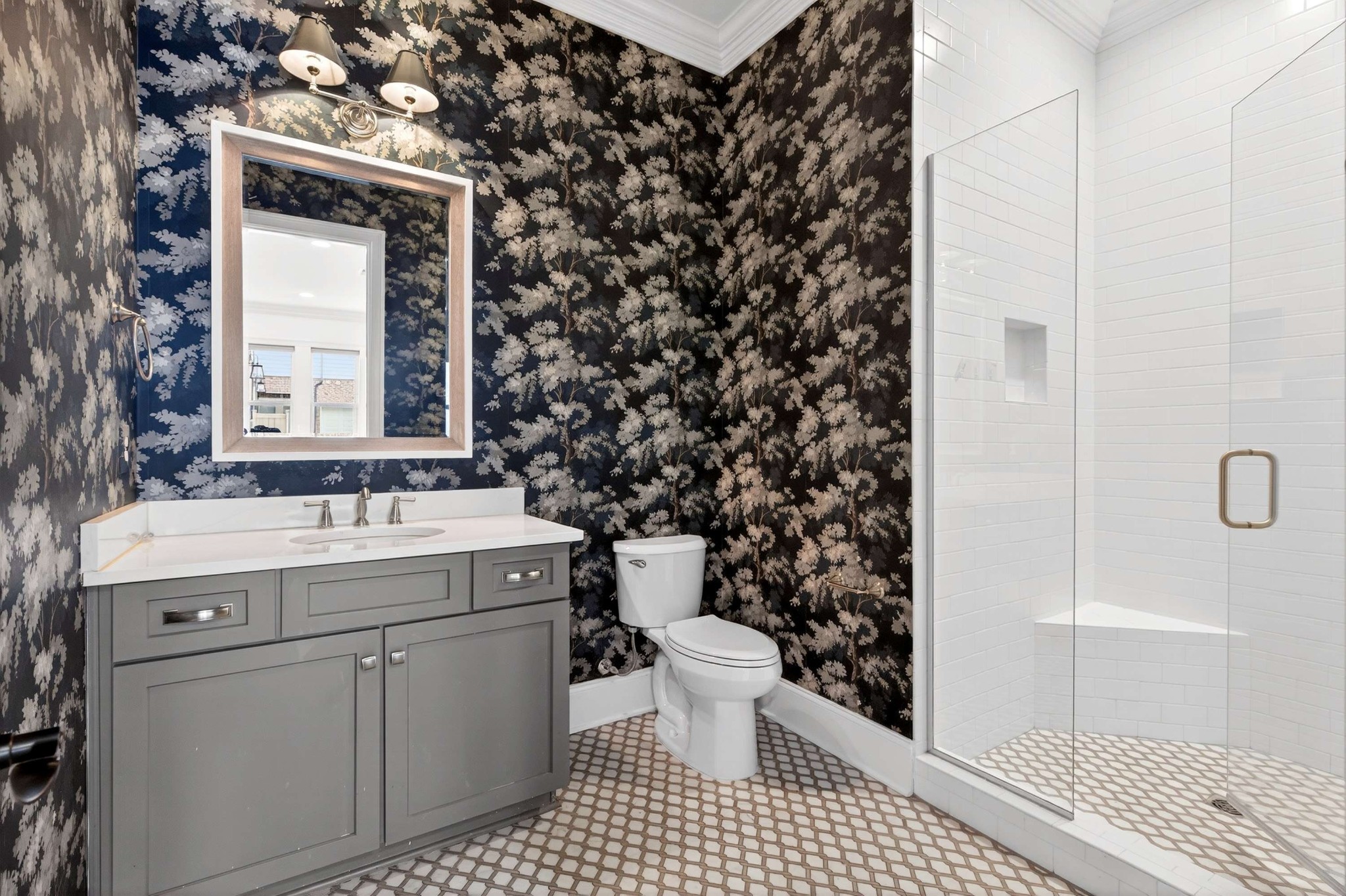 165 Front Street Franklin, TN 37064 - Photo 18 of 63 a bathroom with a sink toilet and shower