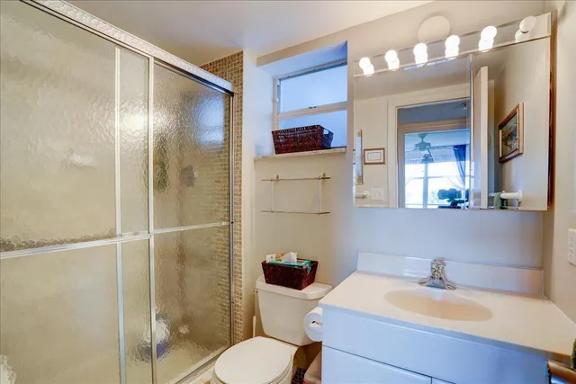 a view of a balcony and furniture