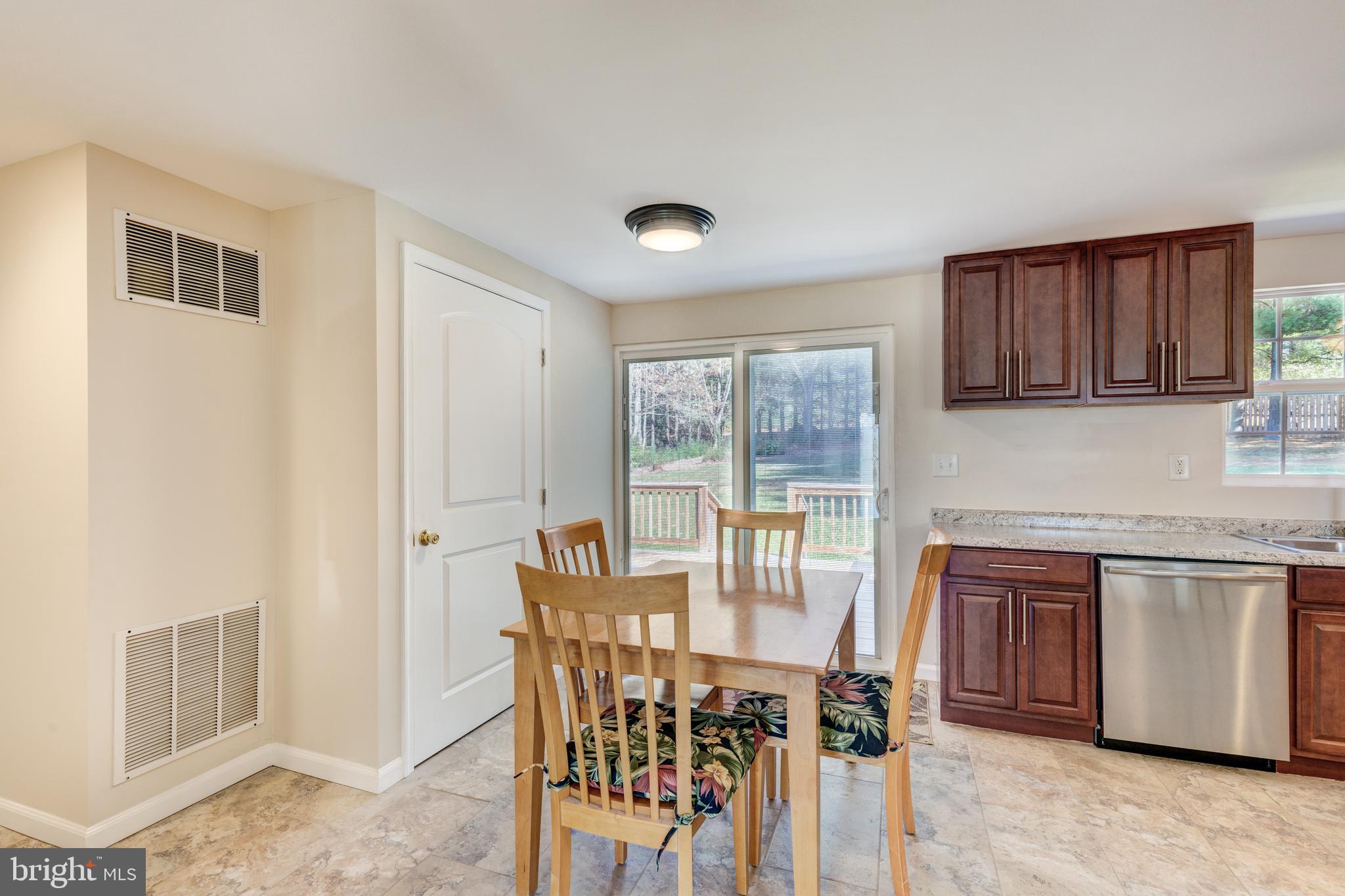 1707 Lauterbach Road Finksburg, MD 21048 - Photo 8 of 48 Dining off the Kitchen w/ Slider to the Back Deck