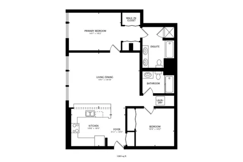 a picture of a bench in front of a door