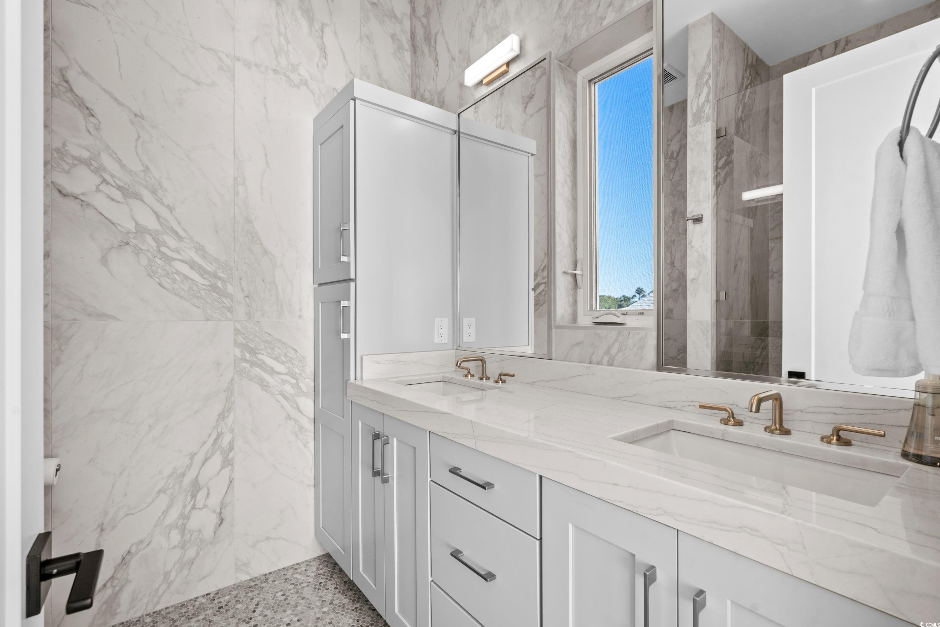 3109 State Rd S-26-816 Murrells Inlet, SC 29576 - Photo 36 of 40 Bathroom with vanity and walk in shower