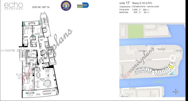 $10,700 | 3300 Northeast 188th Street, Unit 917, Aventura, FL 33180