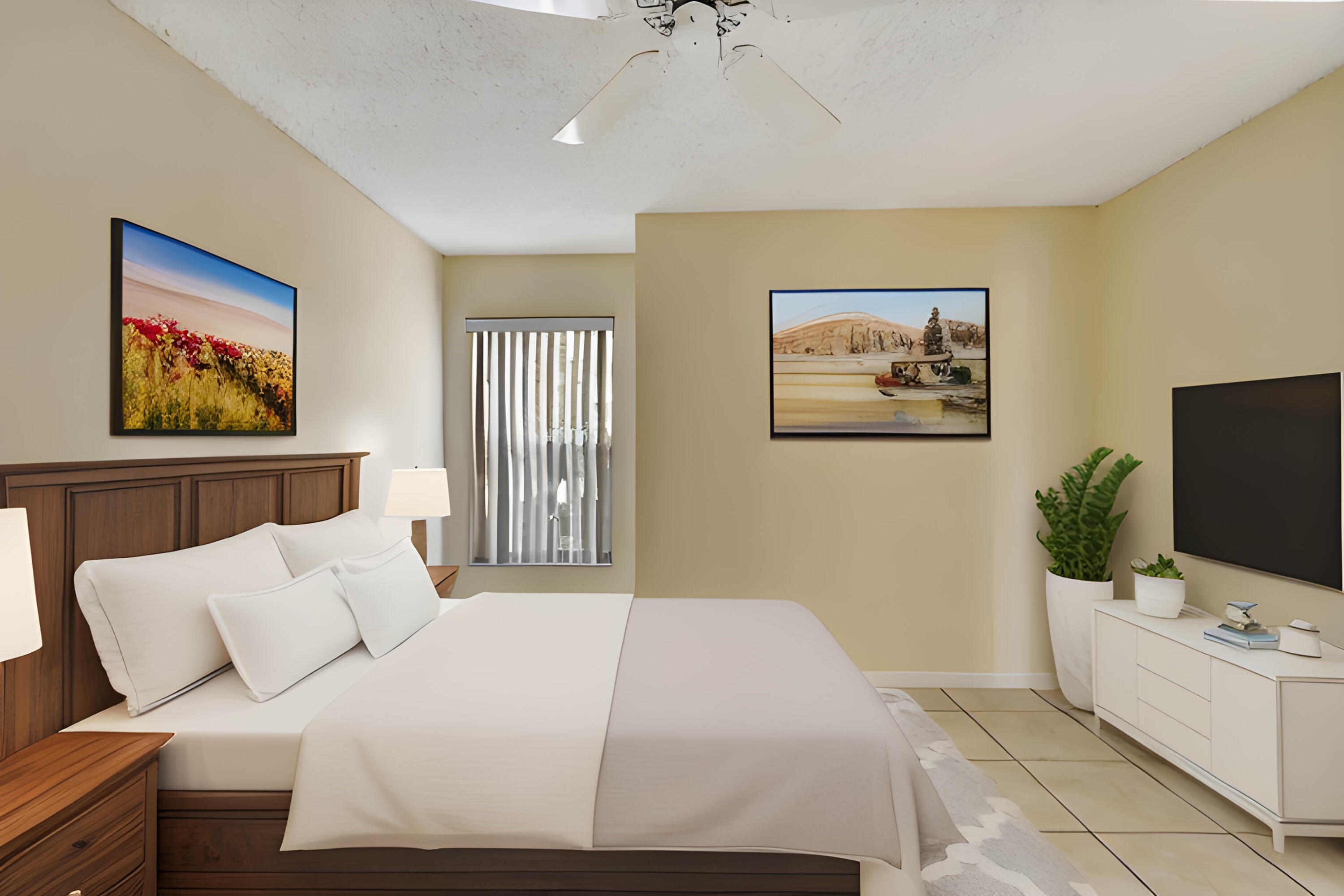 440 Northwest 67th Street, Unit H102 Boca Raton, FL 33487 - Photo 14 of 34 Primary Bedroom Virtually Staged