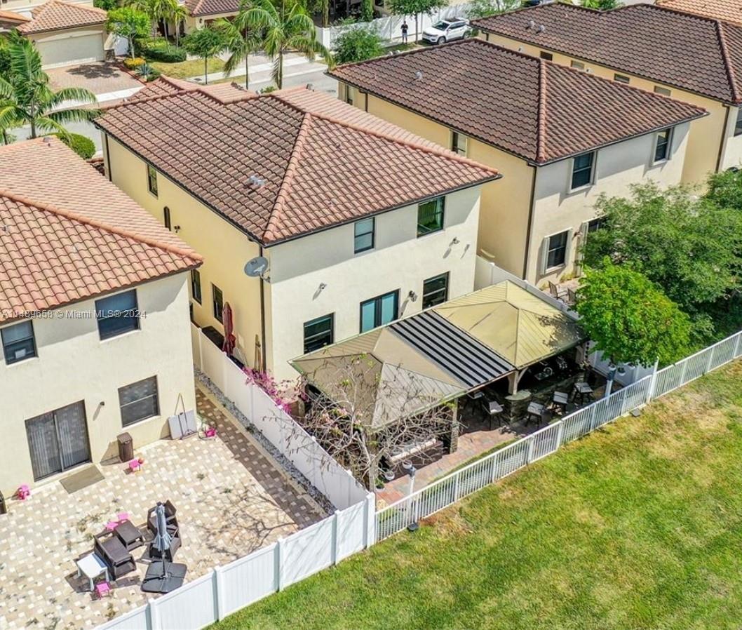 3522 West 88th Street Hialeah, FL 33018 - Photo 48 of 52 a aerial view of a house with a yard