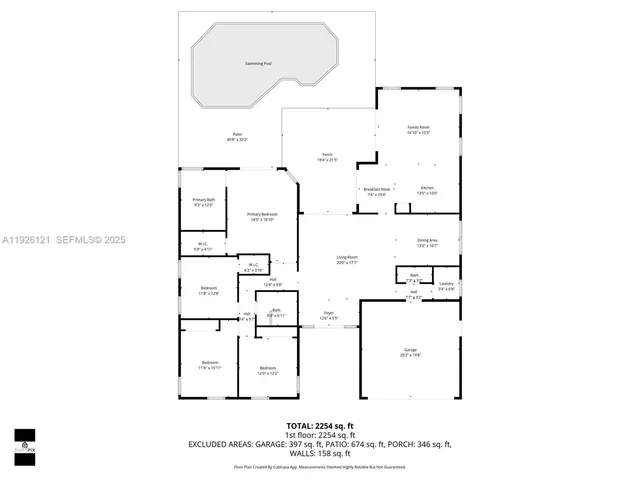 a house that has a plant in front of it