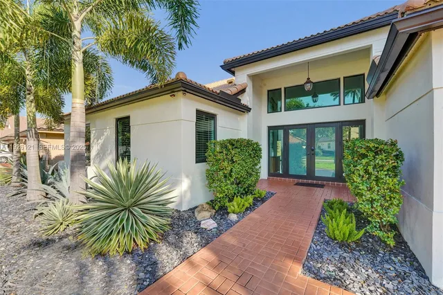 a view of a entryway door of the house