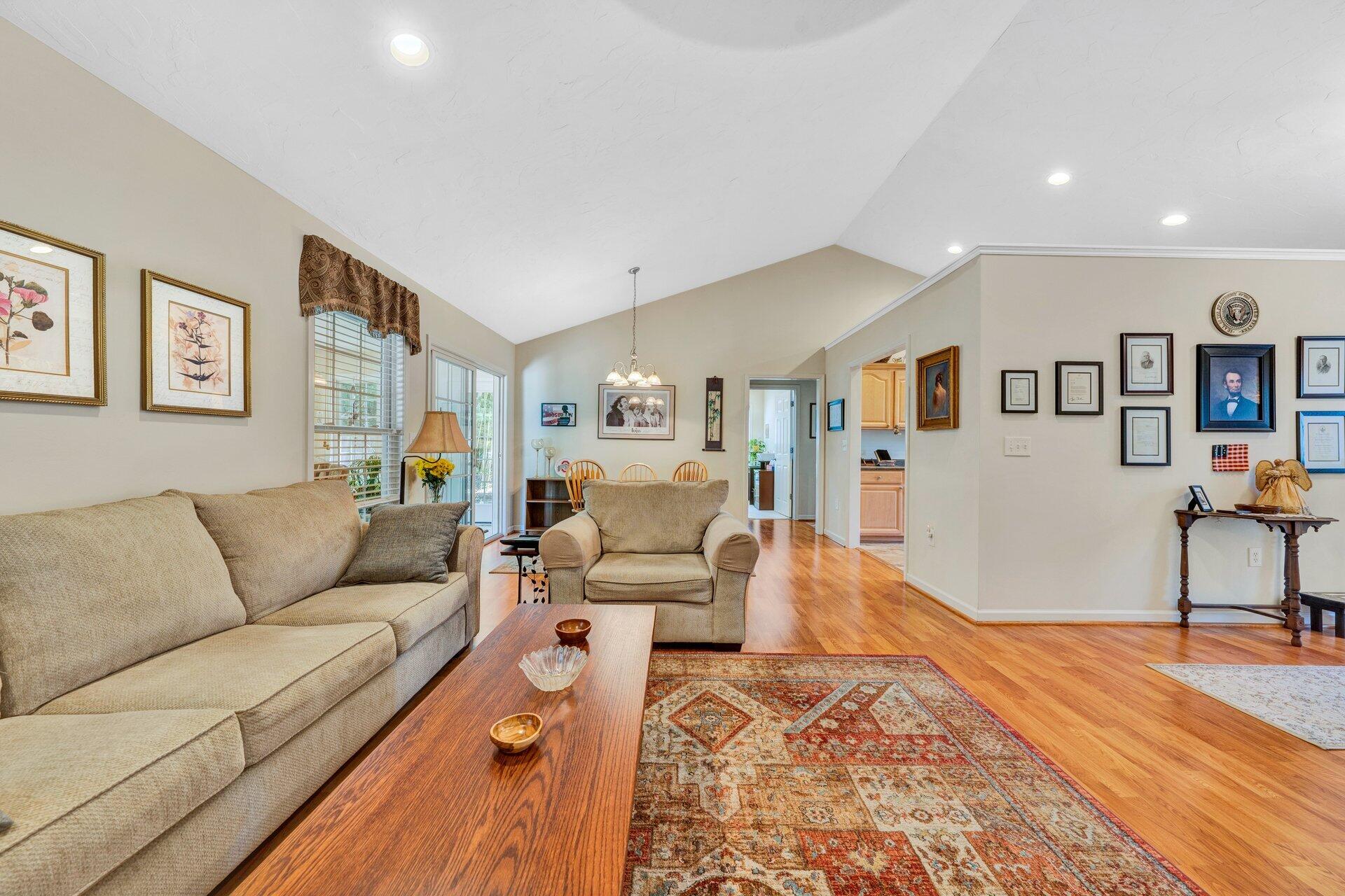 672 Kessler Mill Road Salem, VA 24153 - Photo 10 of 44 a living room with furniture and a wooden floor