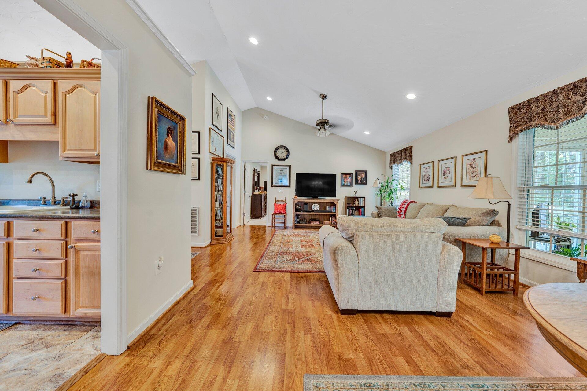 672 Kessler Mill Road Salem, VA 24153 - Photo 11 of 44 a living room with furniture and a flat screen tv