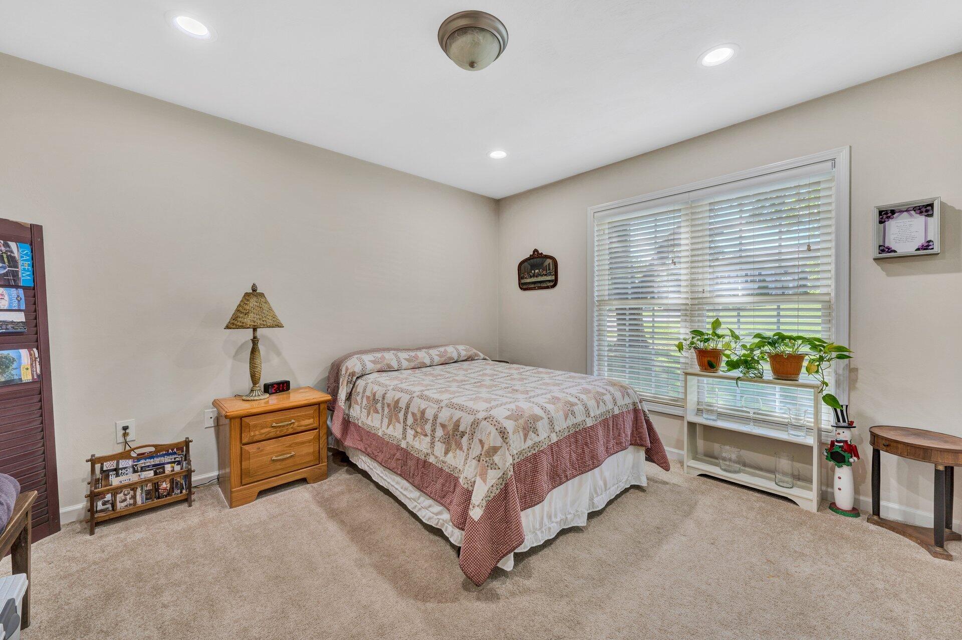 672 Kessler Mill Road Salem, VA 24153 - Photo 23 of 44 a bedroom with a bed and a window