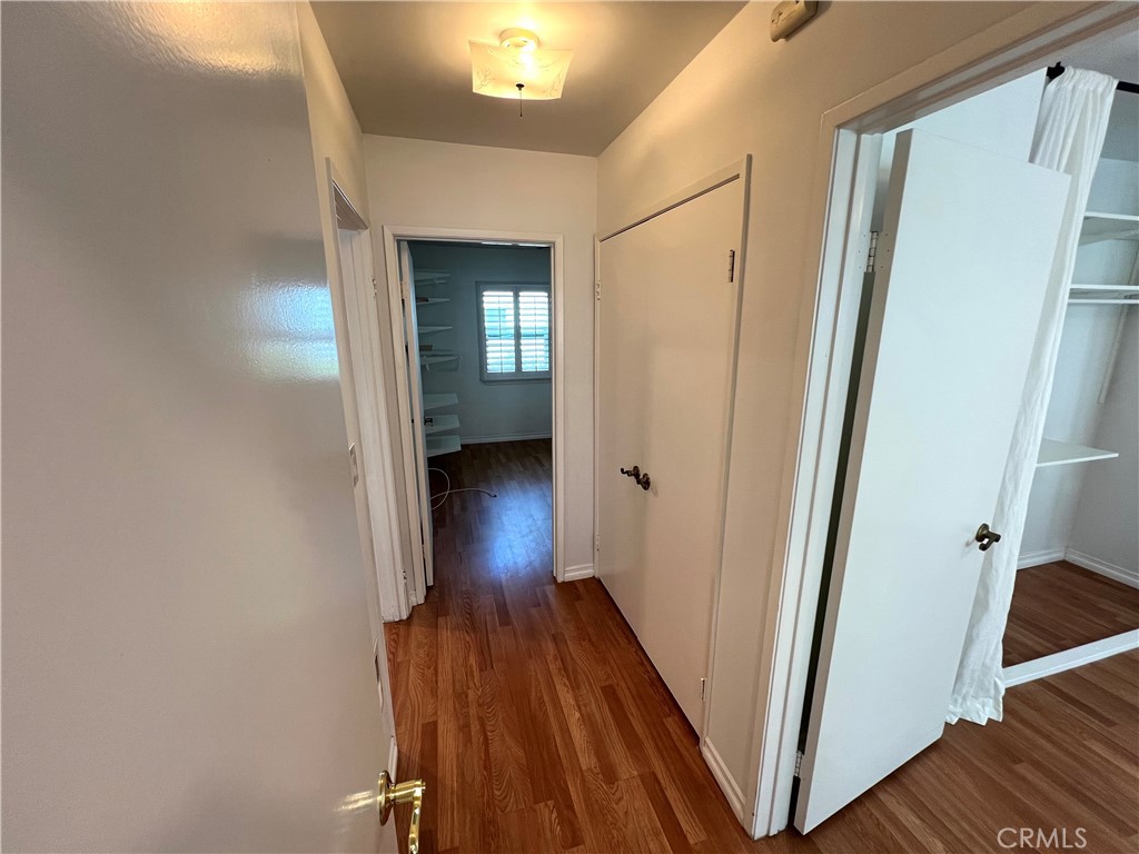 5835 Bowcroft Street, Unit 2 Los Angeles, CA 90016 - Photo 13 of 30 a view of hallway with wooden floor