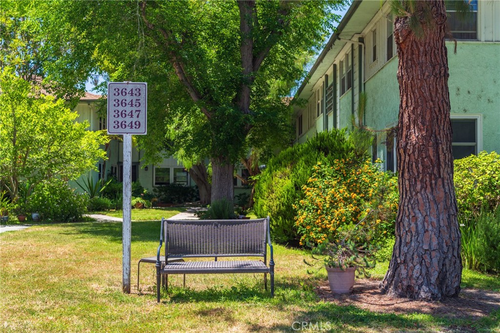 5835 Bowcroft Street, Unit 2 Los Angeles, CA 90016 - Photo 29 of 30 a view of a park with potted plants and large trees