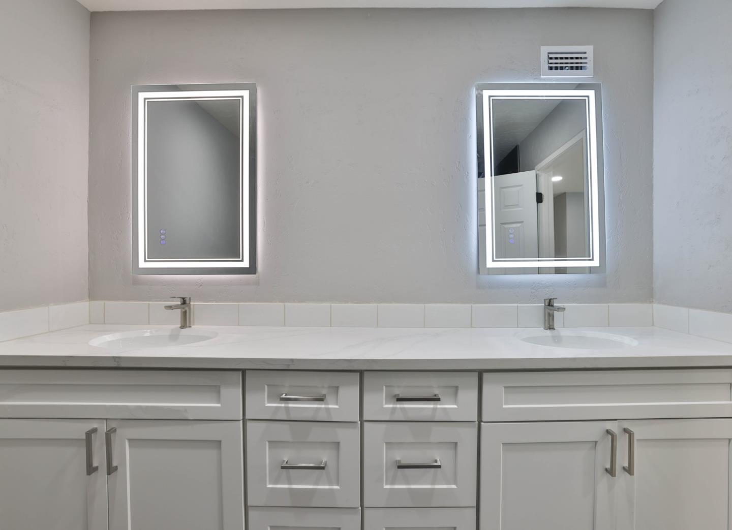 365 San Andreas Drive Milpitas, CA 95035 - Photo 15 of 26 a bathroom with a sink and a mirror