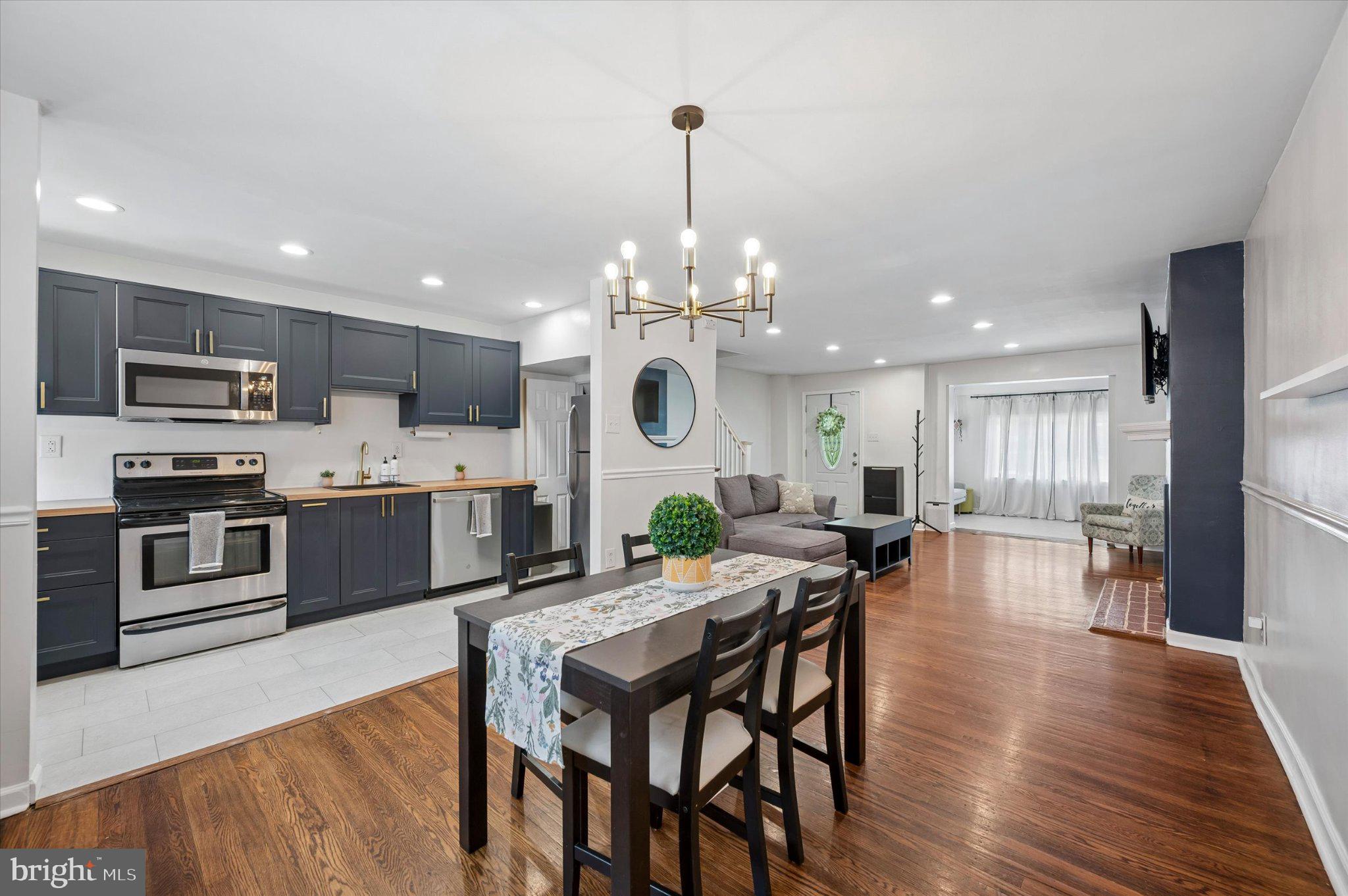 6640 Lotus Road Philadelphia, PA 19151 - Photo 5 of 12 Modern elegance in open living space.