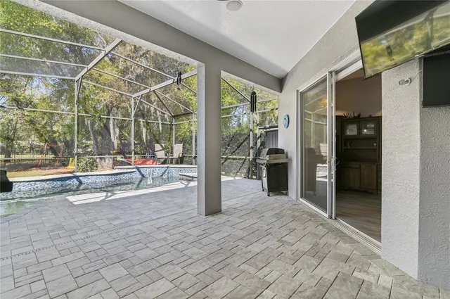 a view of a living room and bathroom
