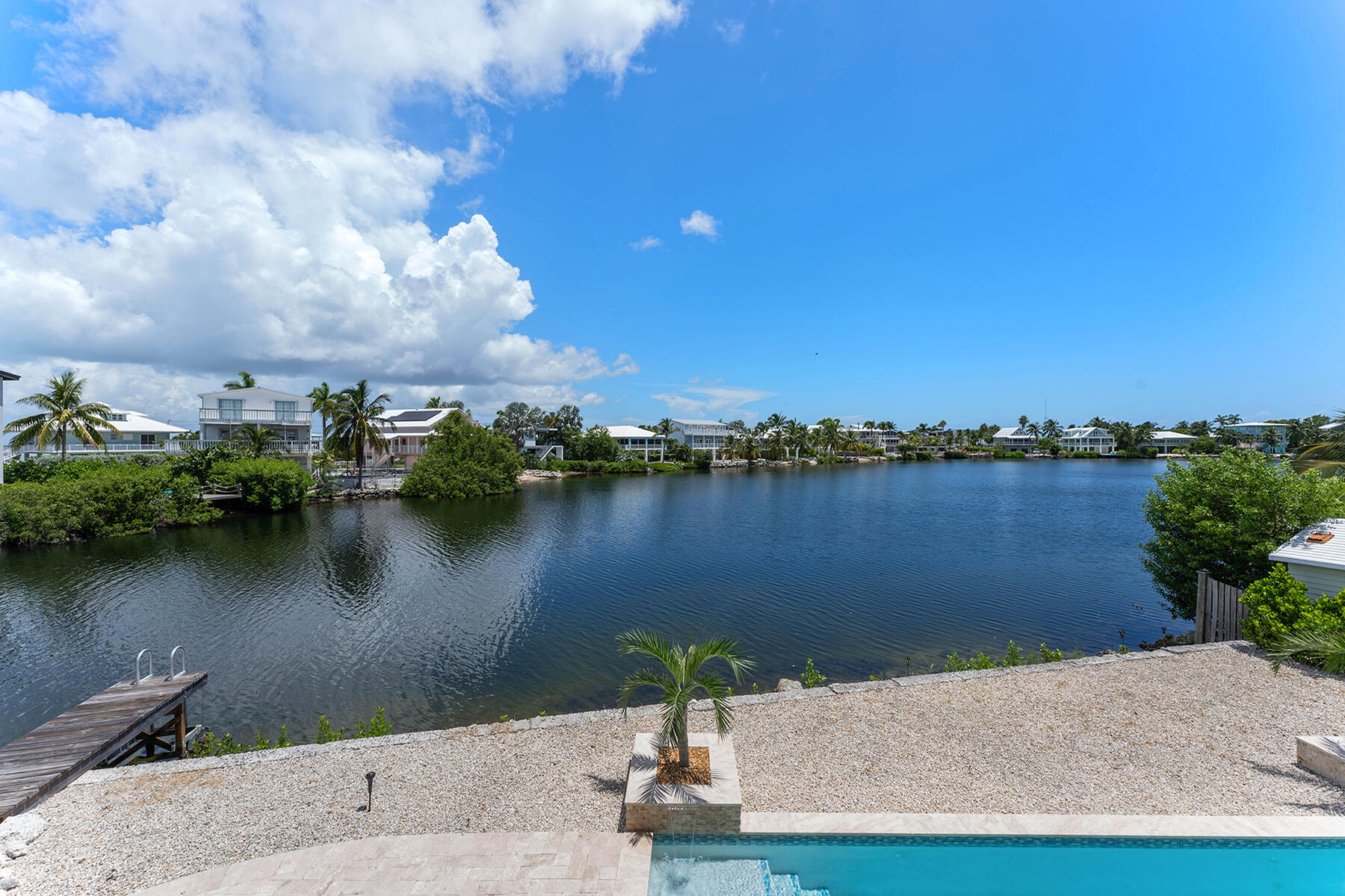 78 North Bounty Lane Key Largo, FL 33037 - Photo 40 of 68 a view of a lake with houses in the back