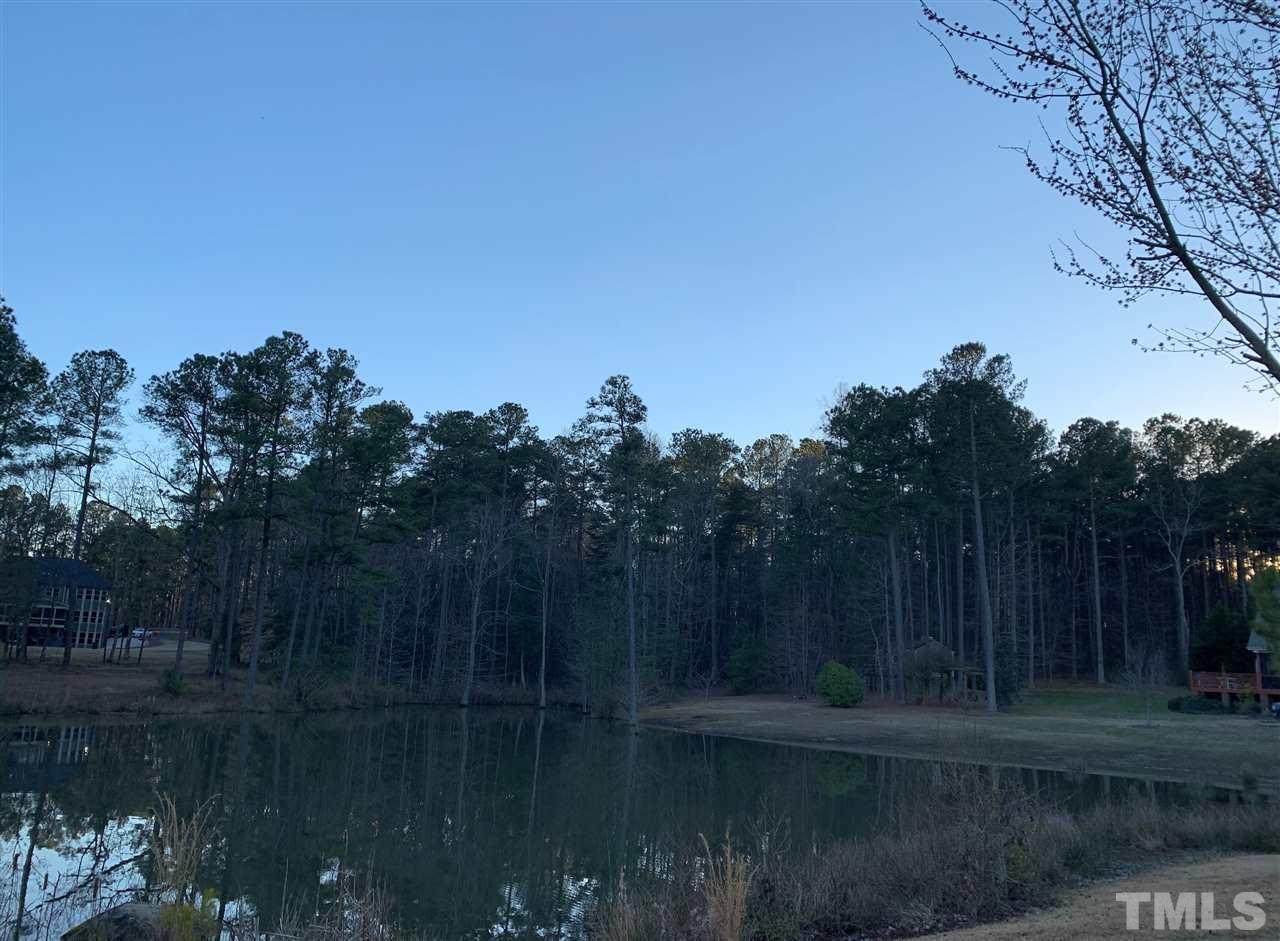 3613 Griffice Mill Road Raleigh, NC 27610 - Photo 12 of 12 a view of a lake with trees in the background