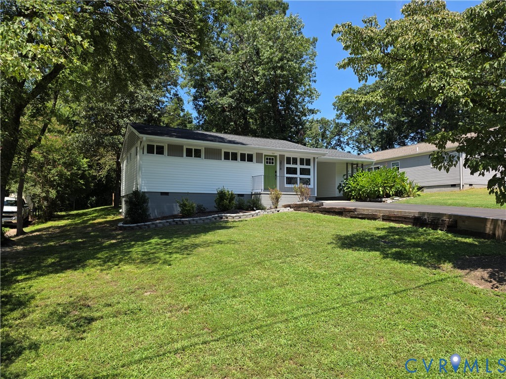 3918 Wood Dale Road Chester, VA 23831 - Photo 4 of 28 a view of a house with a big yard plants and large trees