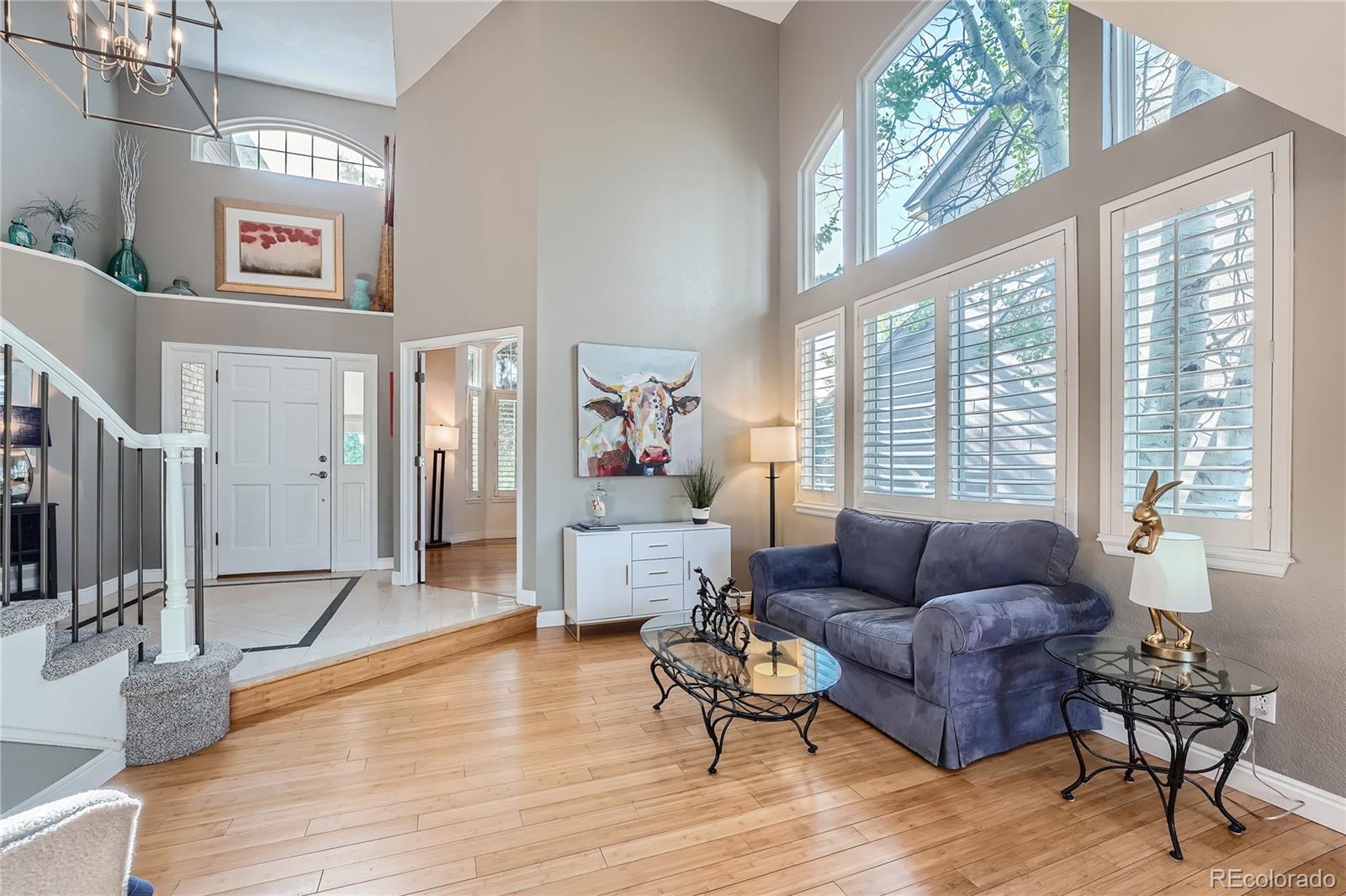 9538 La Quinta Drive Lone Tree, CO 80124 - Photo 8 of 41 a living room with furniture and a large window