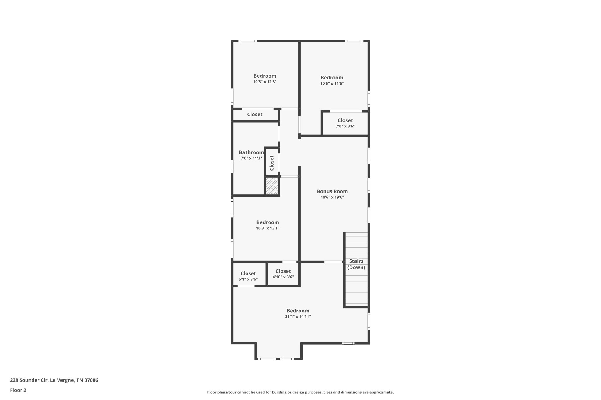 228 Sounder Circle La Vergne, TN 37086 - Photo 3 of 17 a picture of a floor plan