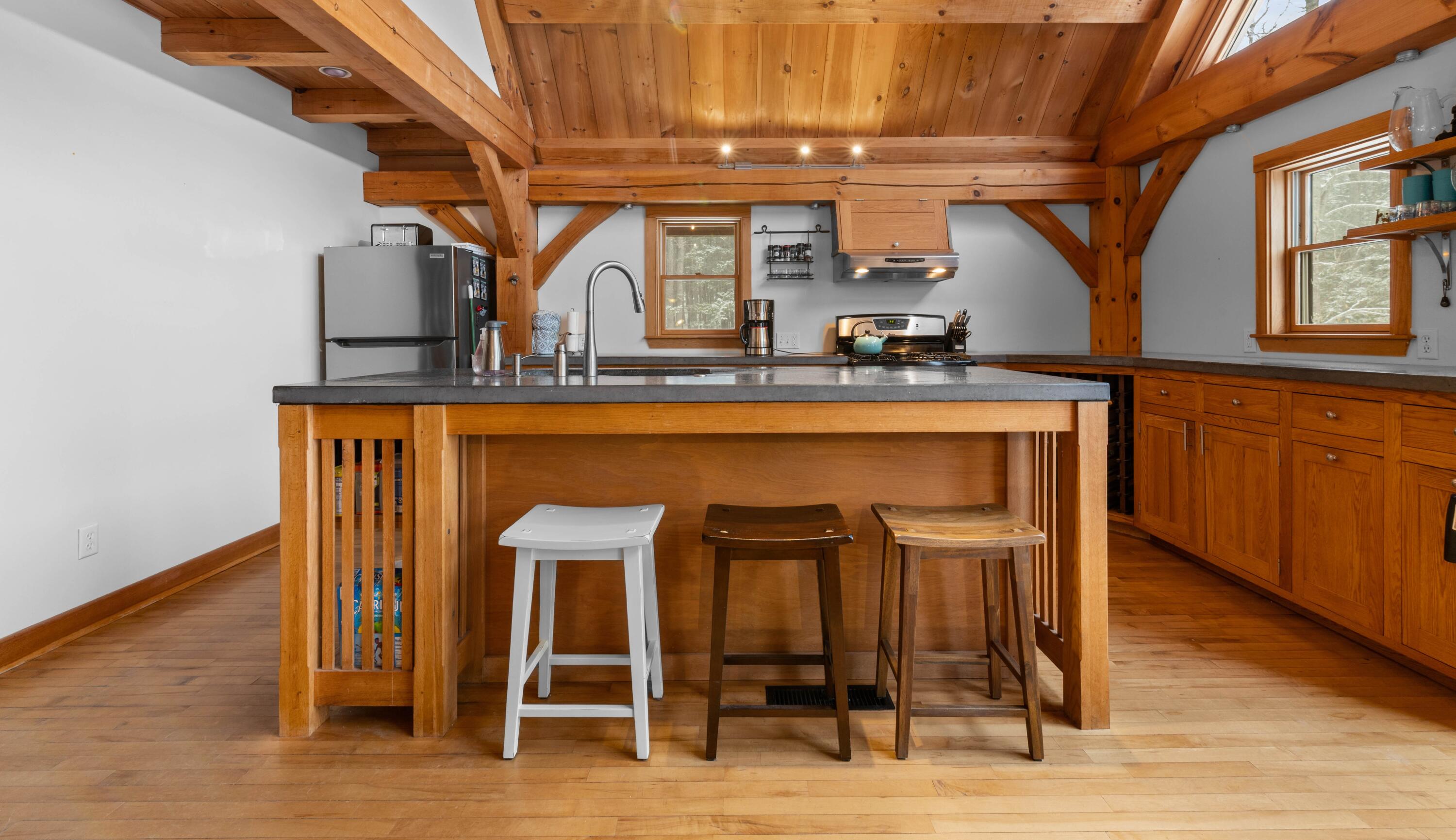 42 Pine Knoll Road Brownfield, ME 04010 - Photo 11 of 25 Large Insland for Extra Seating