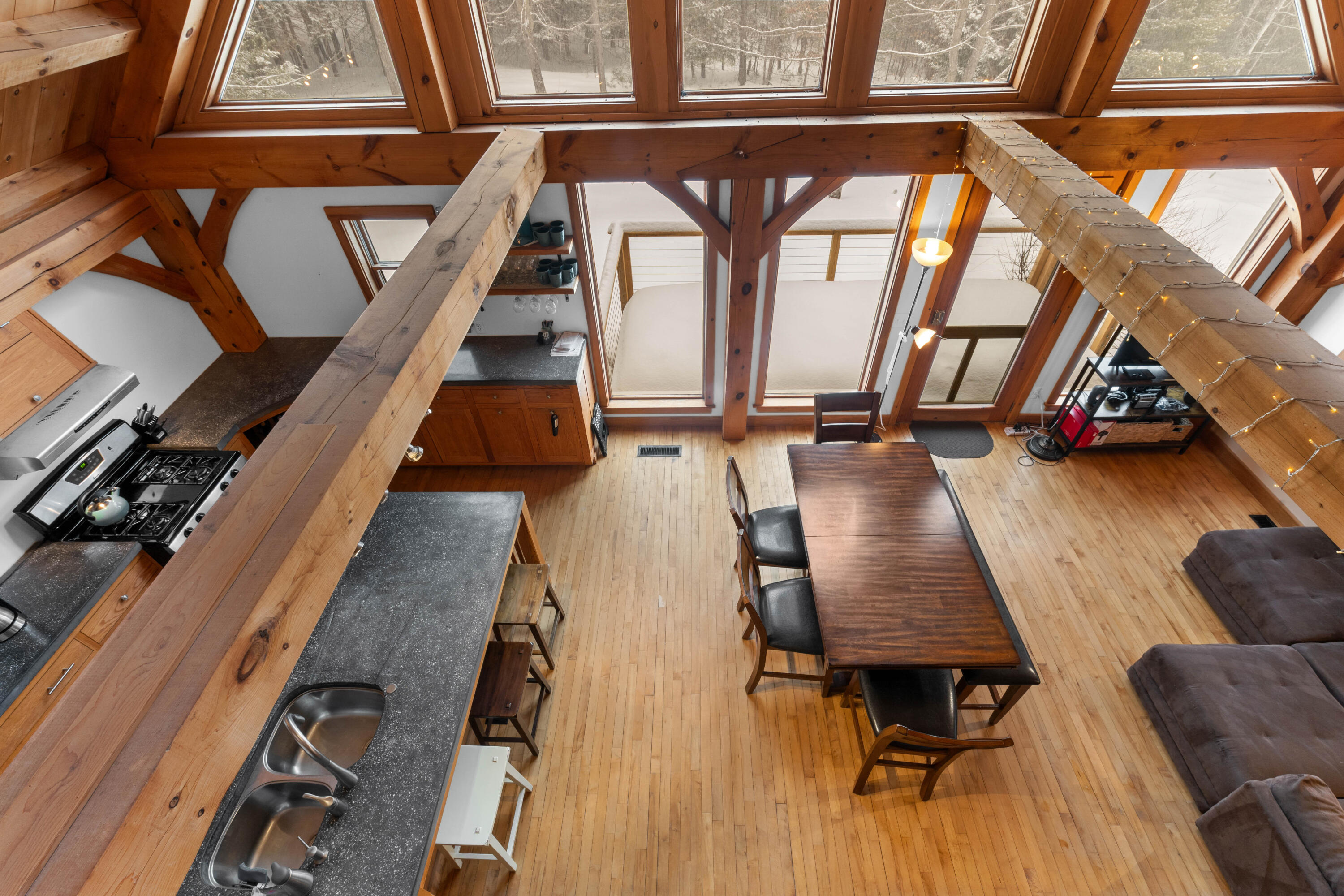 42 Pine Knoll Road Brownfield, ME 04010 - Photo 18 of 25 Looking Down from the Loft