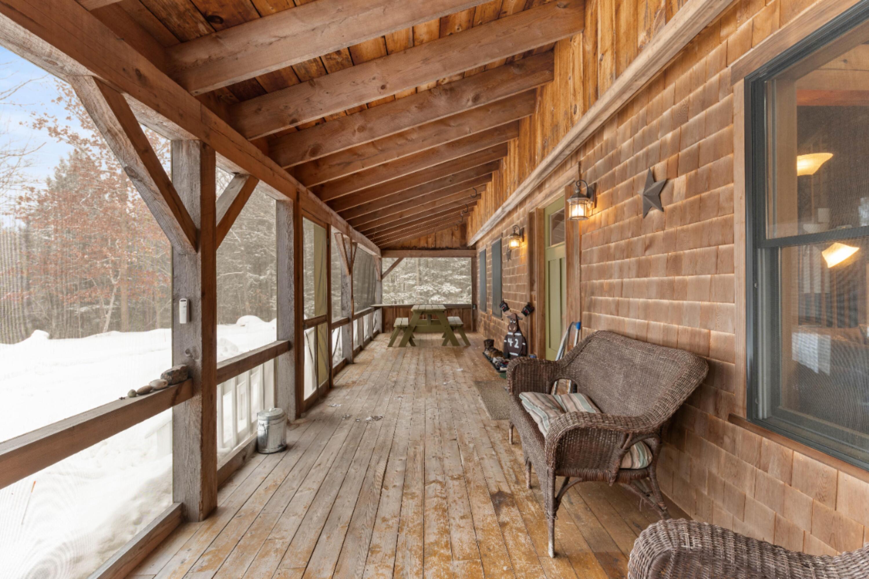 42 Pine Knoll Road Brownfield, ME 04010 - Photo 9 of 25 Screened Porch