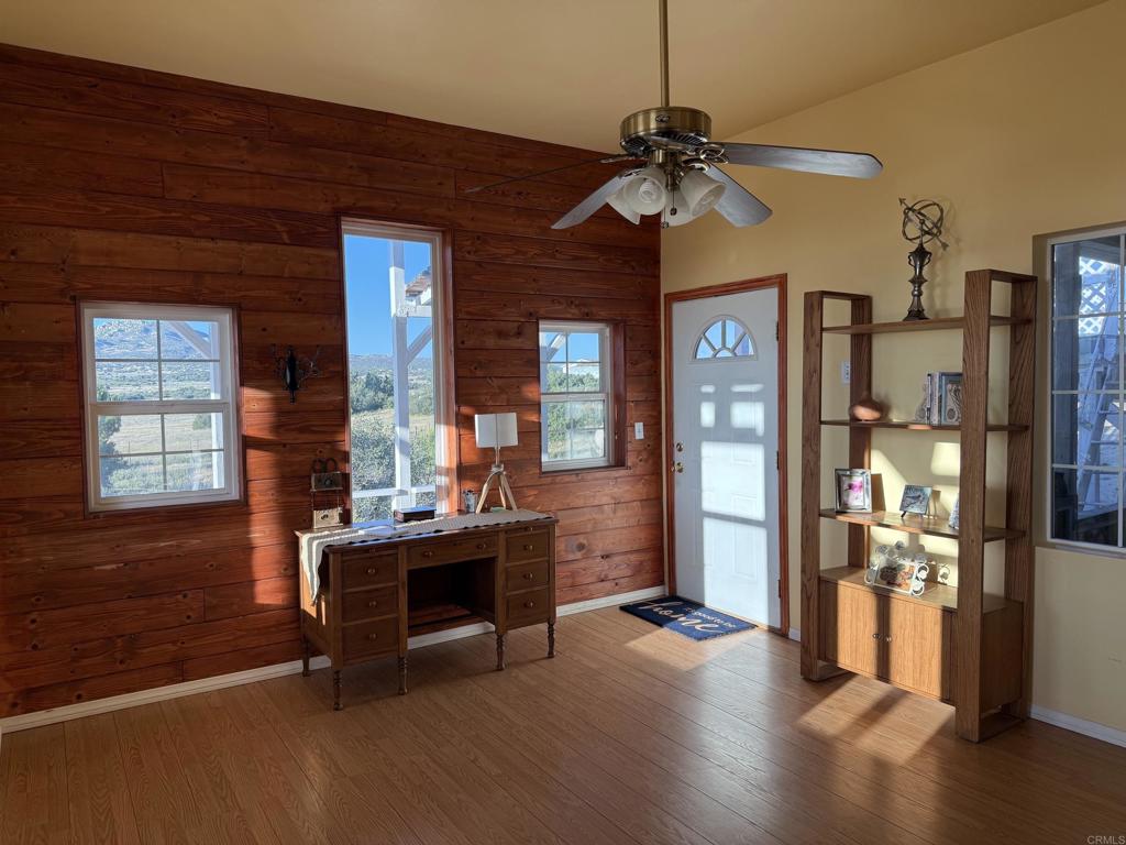 37697 Montezuma Valley Road Ranchita, CA 92066 - Photo 6 of 47 a view of a livingroom with furniture and a ceiling fan