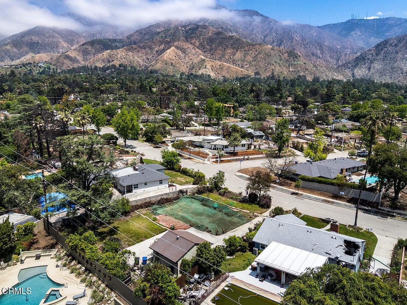 2221 Sinaloa Avenue Altadena, CA 91001 - Photo 13 of 22 an aerial view of residential houses with outdoor space