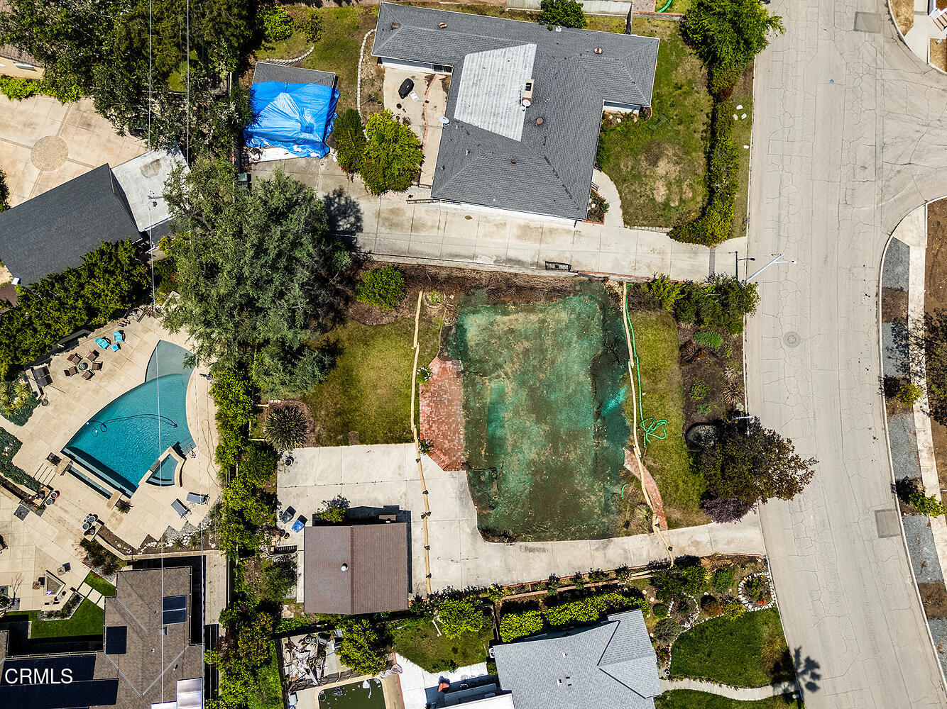 2221 Sinaloa Avenue Altadena, CA 91001 - Photo 17 of 22 an aerial view of a house with a yard