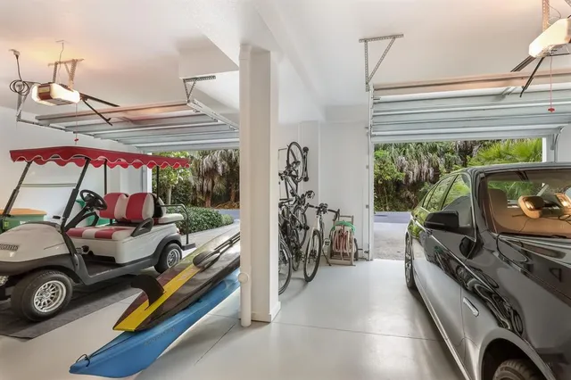 a view of a chair and tables