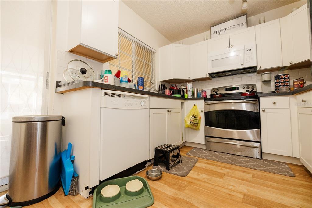 10819 Brickside Court Riverview, FL 33579 - Photo 10 of 22 a kitchen with a refrigerator and a stove