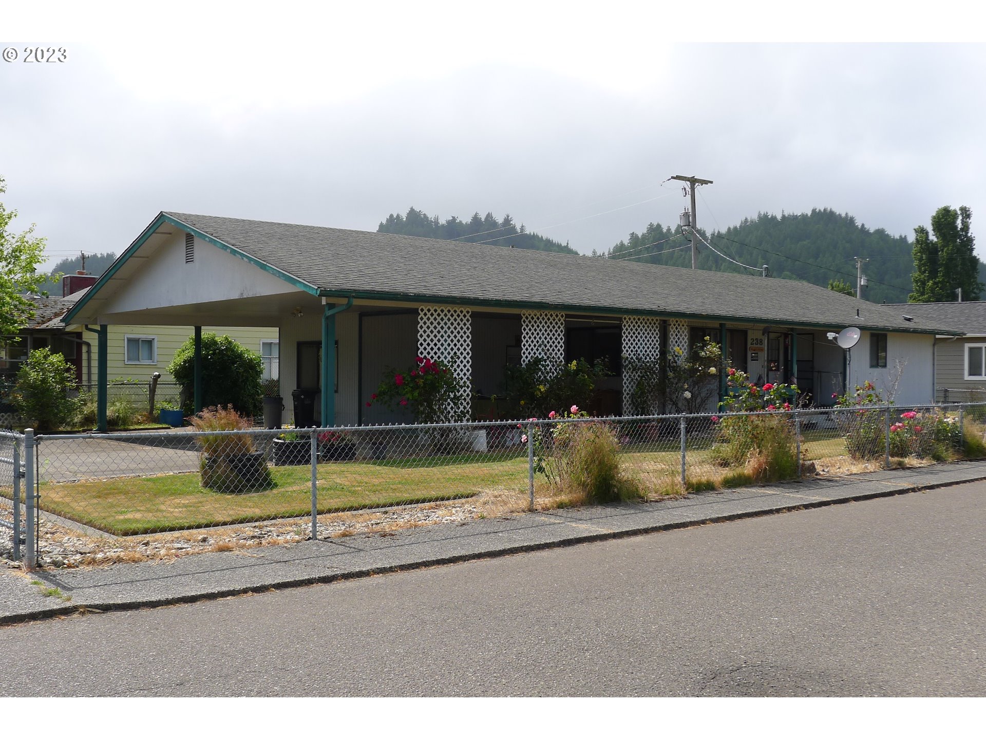 238 North 9th Street Reedsport, OR 97467 - Photo 1 of 38 a view of swimming pool with a garden and plants