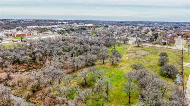 an aerial view of residential building and lake view