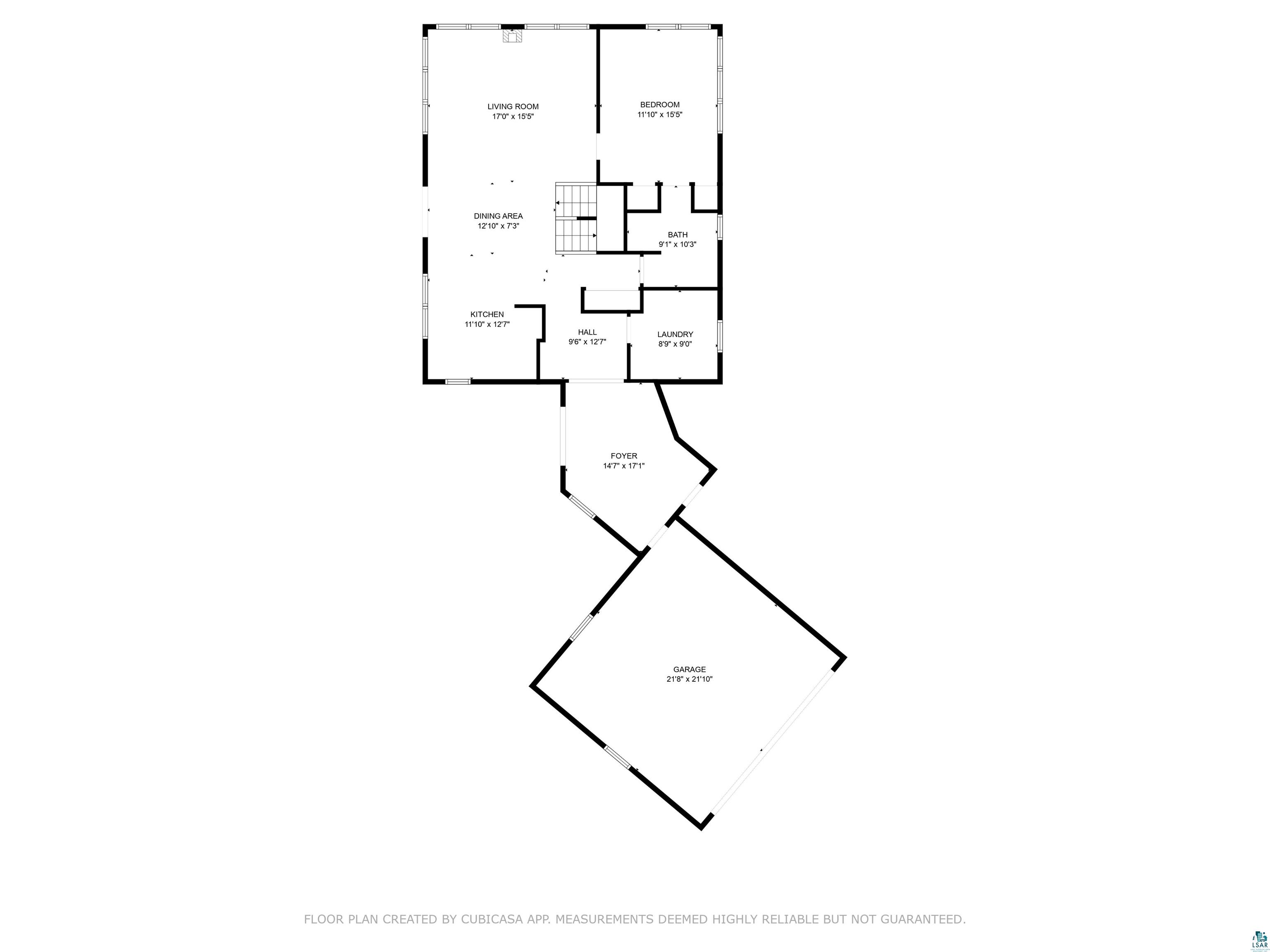 720 Rice Avenue Bayfield, WI 54814 - Photo 45 of 47 View of home floor plan
