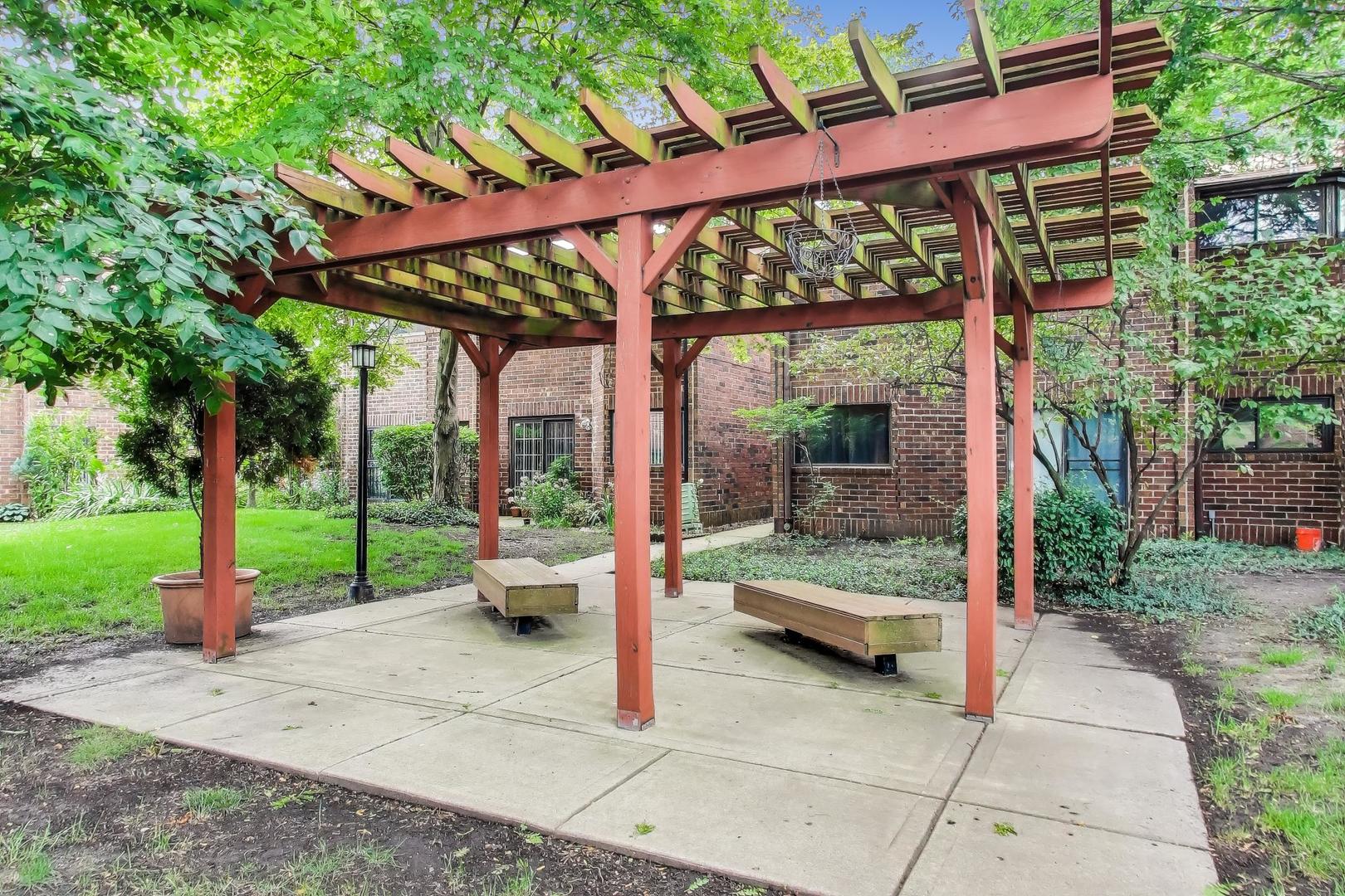 821 South Racine Avenue, Unit D Chicago, IL 60607 - Photo 18 of 20 a view of outdoor space yard deck and patio