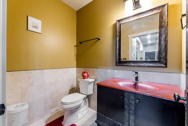 a bathroom with a sink and a toilet