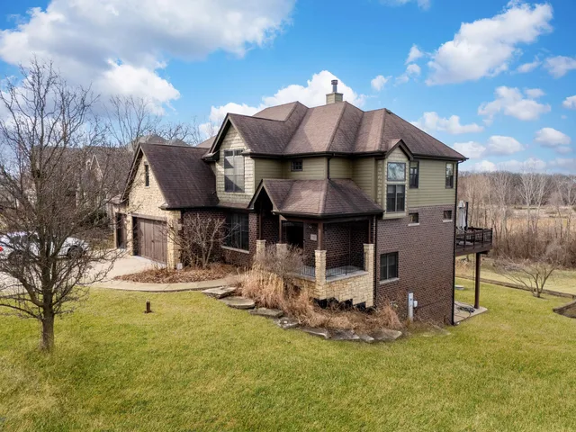 a front view of house with yard