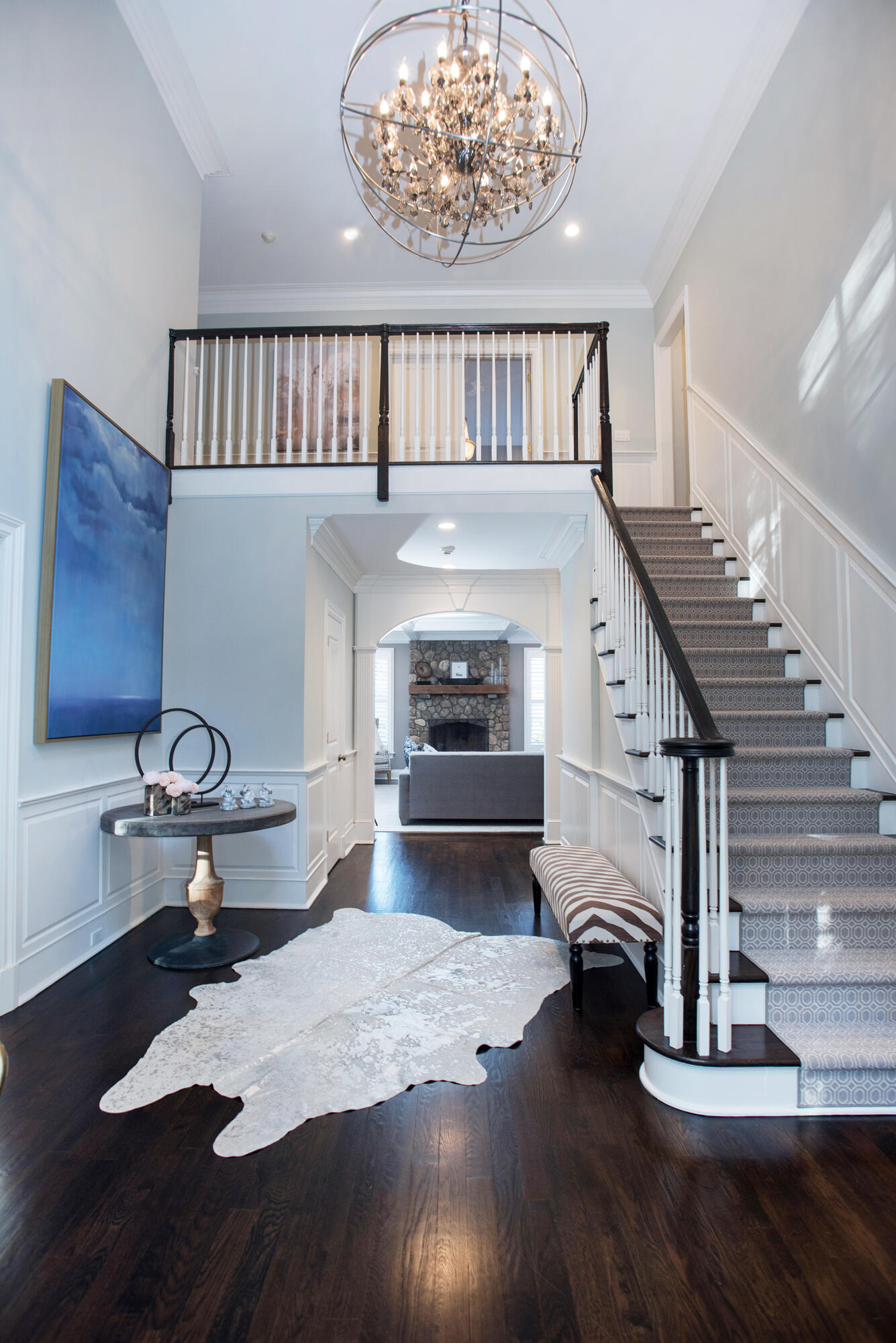 60 Bowery Road New Canaan, CT 06840 - Photo 2 of 49 a living room with furniture and a fireplace