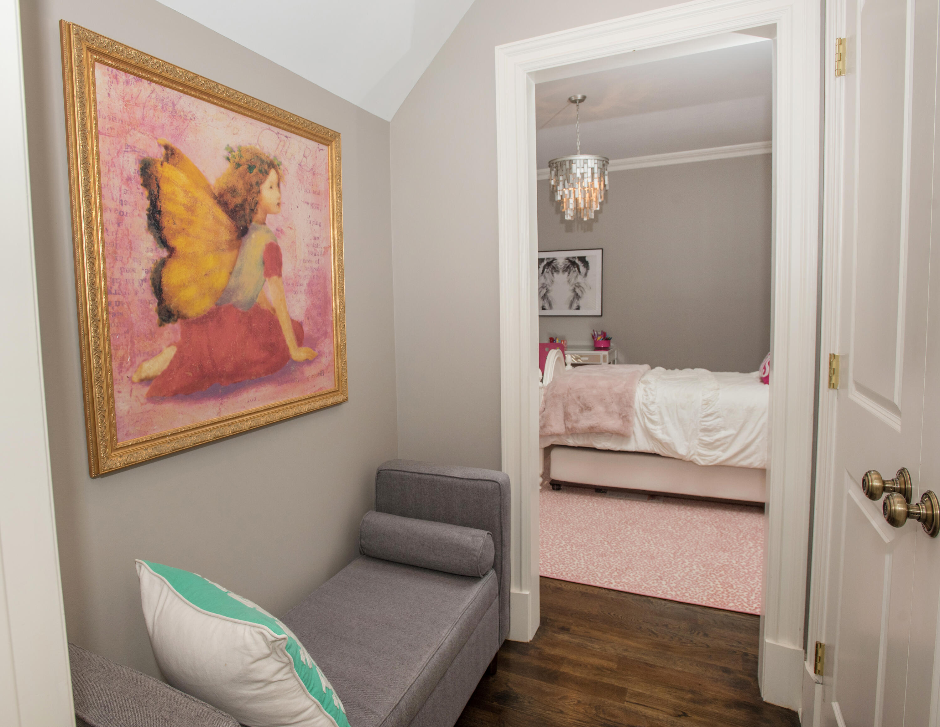 60 Bowery Road New Canaan, CT 06840 - Photo 22 of 49 a bedroom with a bed and a painting on the wall