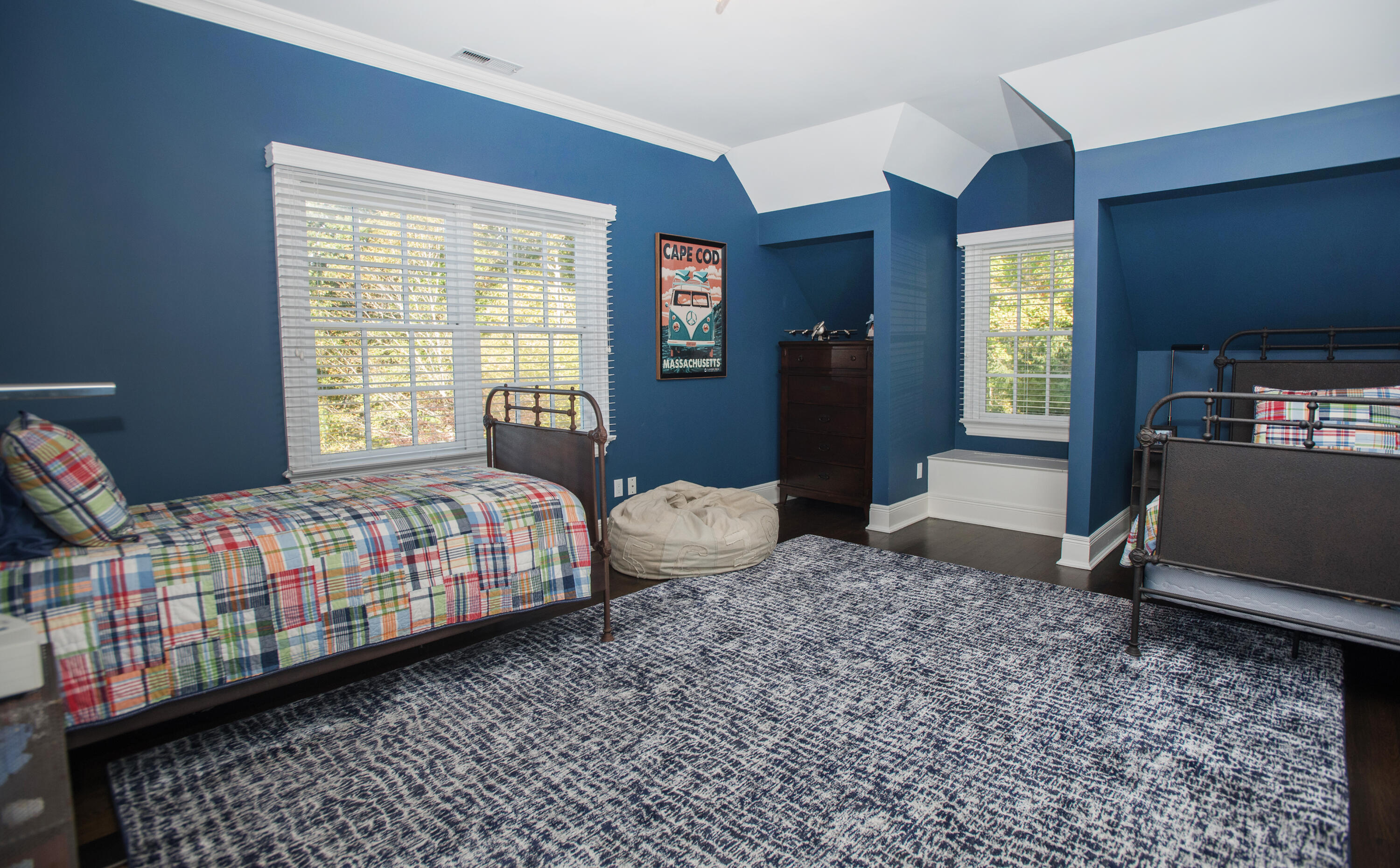 60 Bowery Road New Canaan, CT 06840 - Photo 26 of 49 a bedroom with a bed and wooden floor