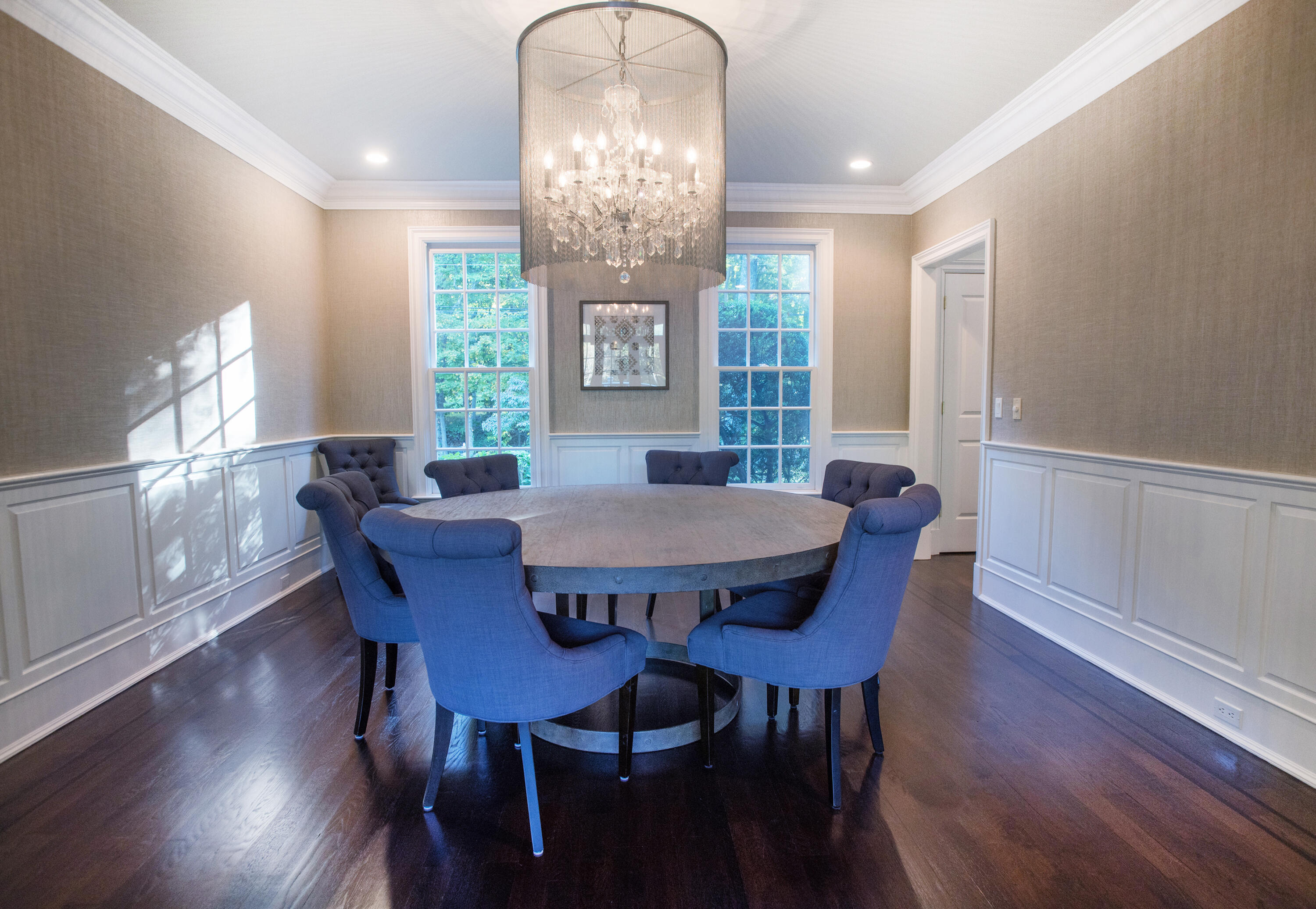 60 Bowery Road New Canaan, CT 06840 - Photo 4 of 49 a view of a dining room with furniture window and wooden floor