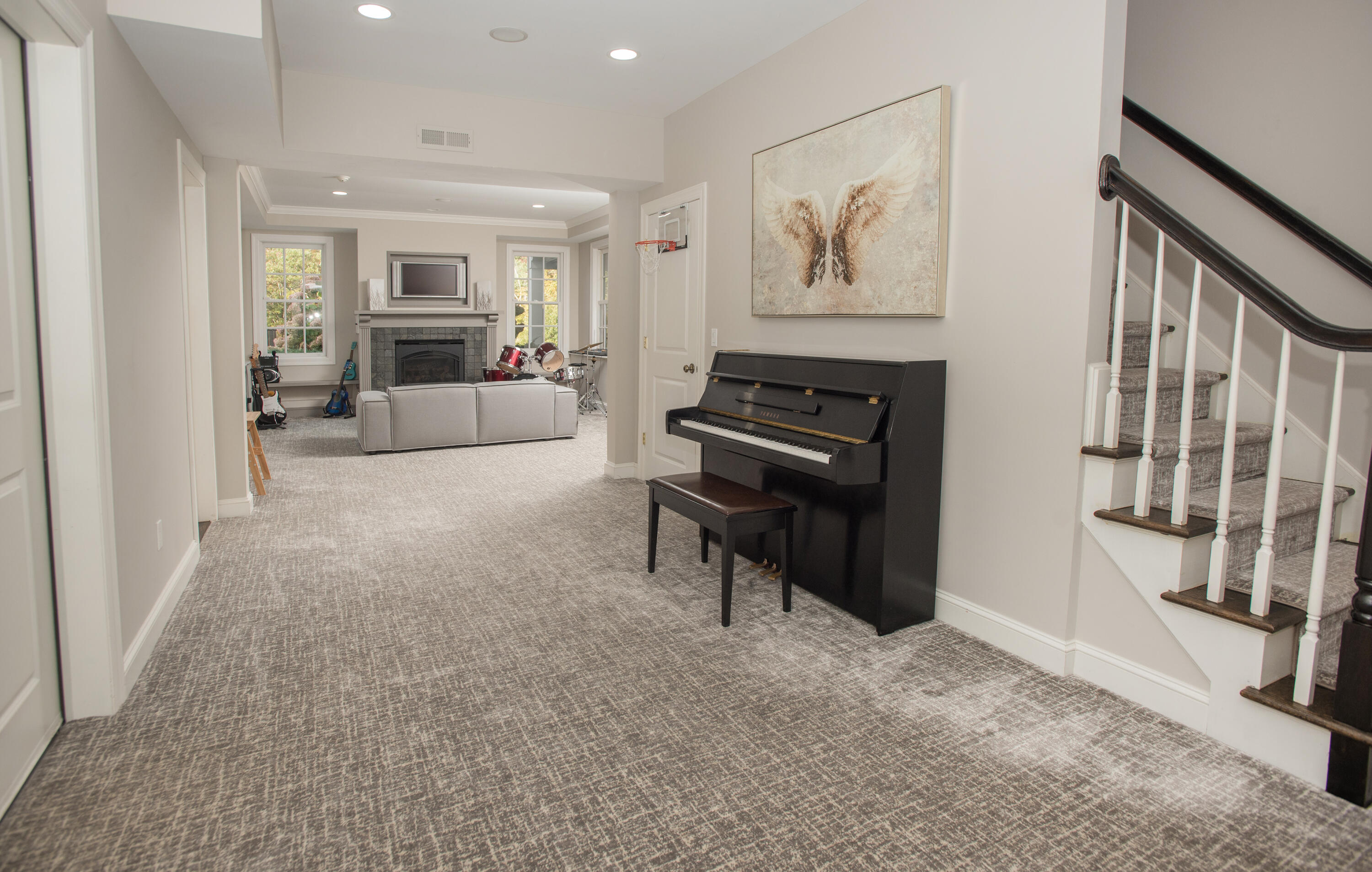 60 Bowery Road New Canaan, CT 06840 - Photo 31 of 49 a living room with furniture and a piano