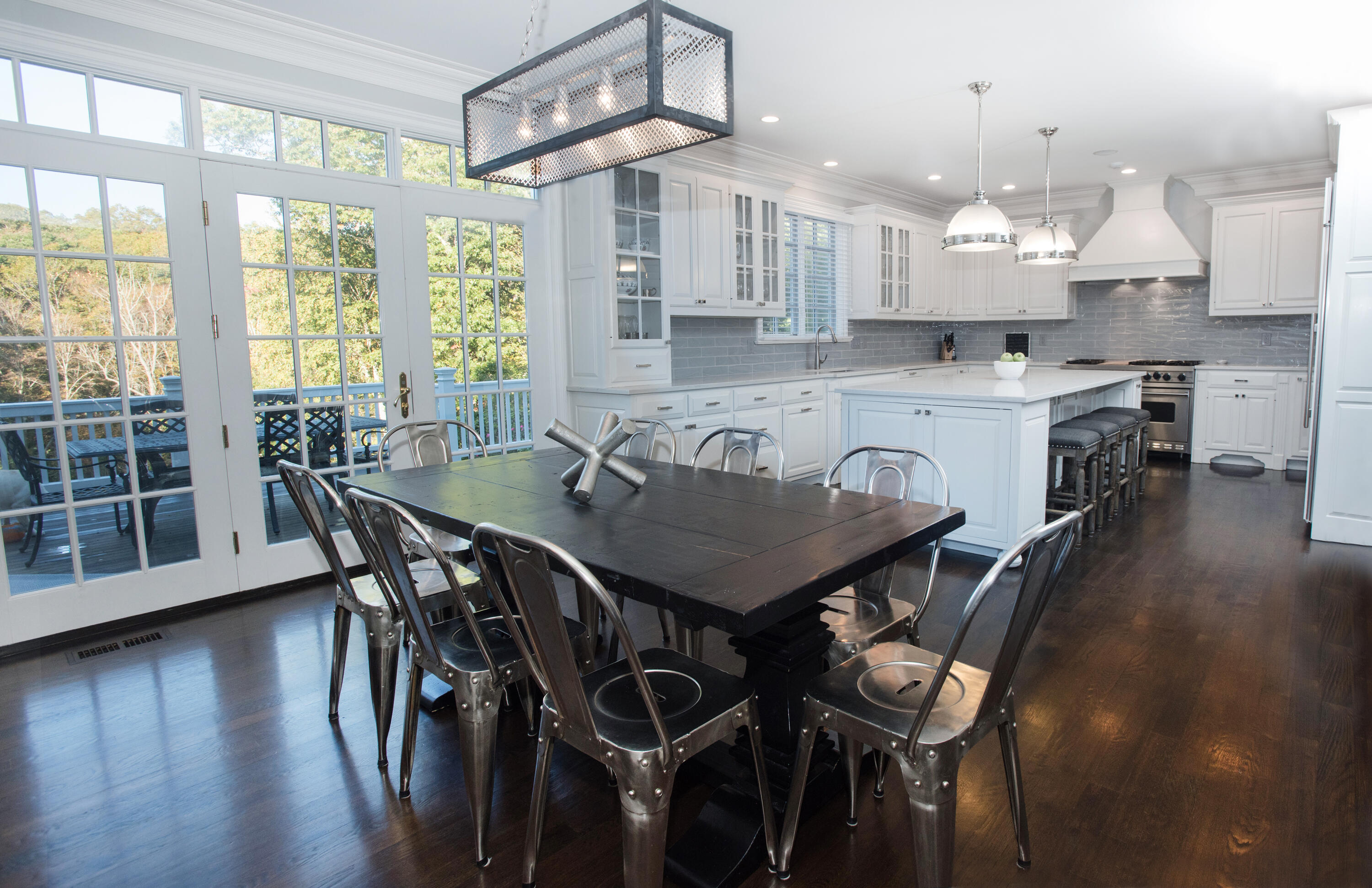 60 Bowery Road New Canaan, CT 06840 - Photo 5 of 49 a view of a dining room with furniture window and wooden floor