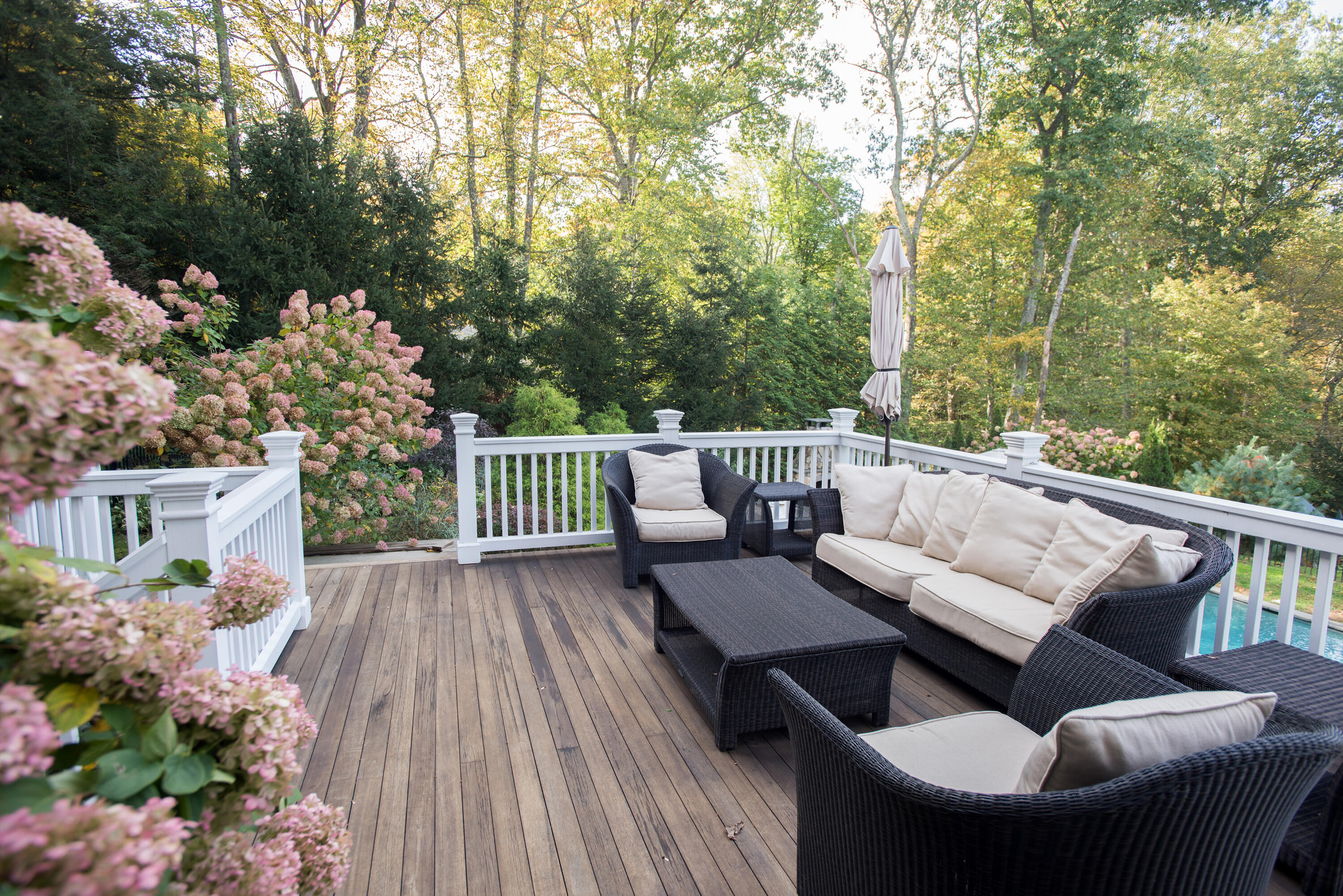 60 Bowery Road New Canaan, CT 06840 - Photo 41 of 49 a view of balcony with furniture
