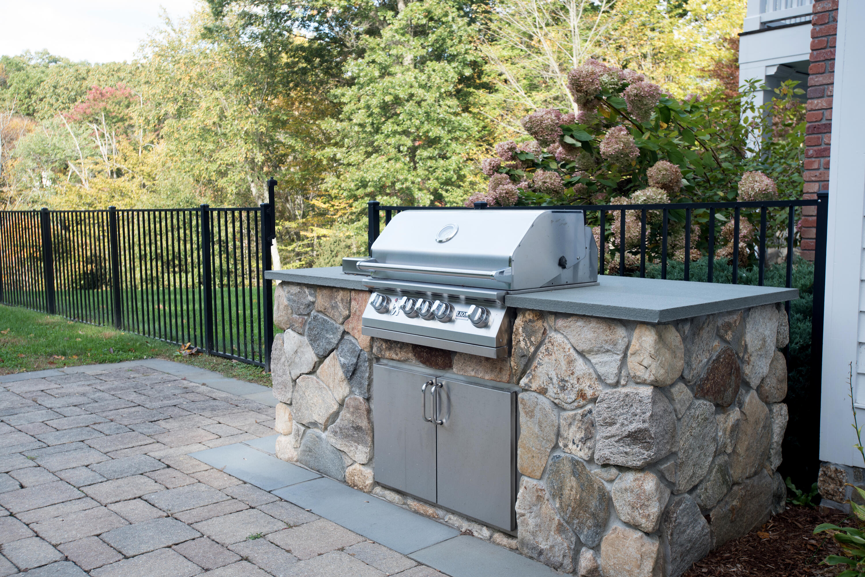 60 Bowery Road New Canaan, CT 06840 - Photo 43 of 49 a view of a pathway with a wrought fence