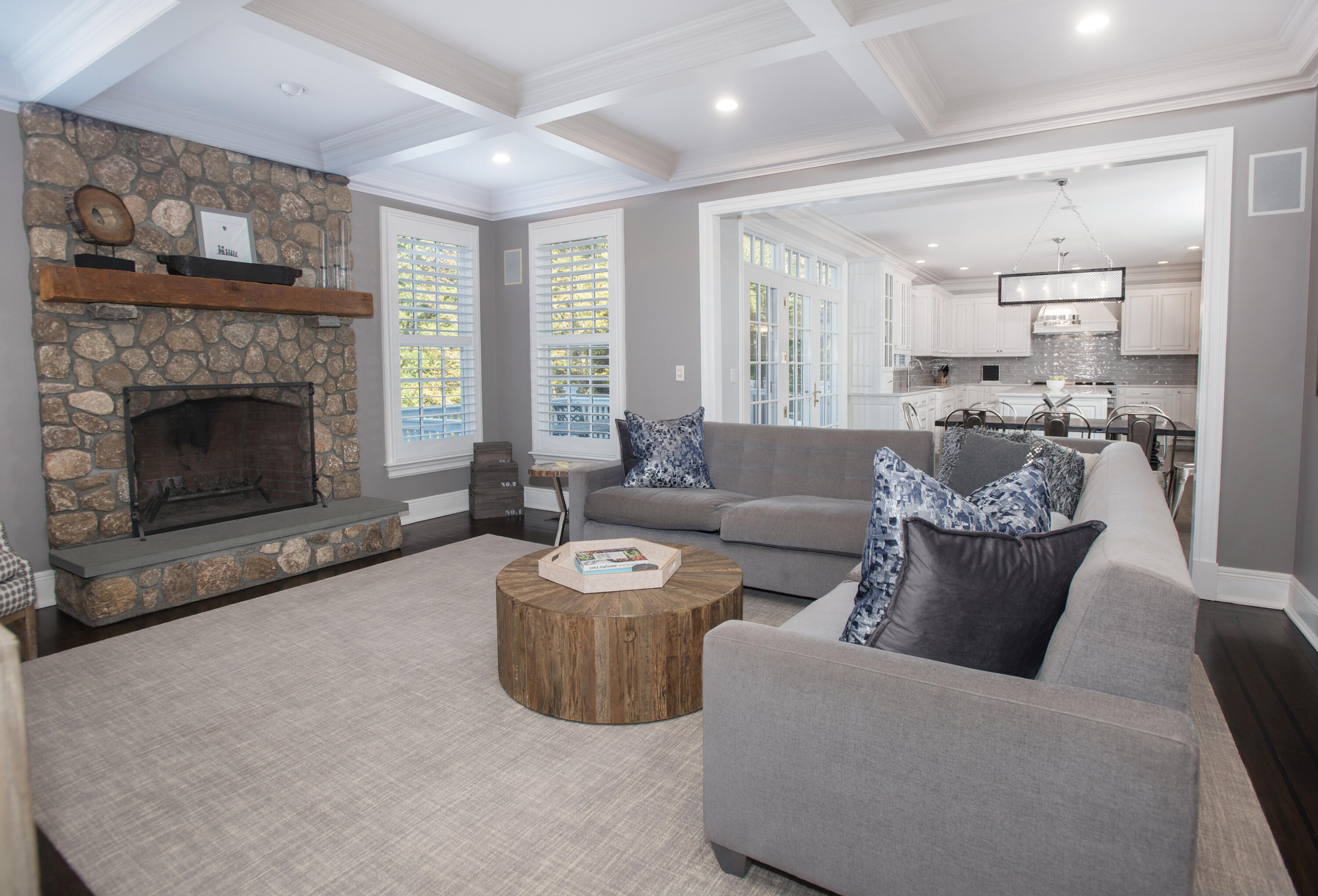 60 Bowery Road New Canaan, CT 06840 - Photo 8 of 49 a living room with furniture and a fireplace